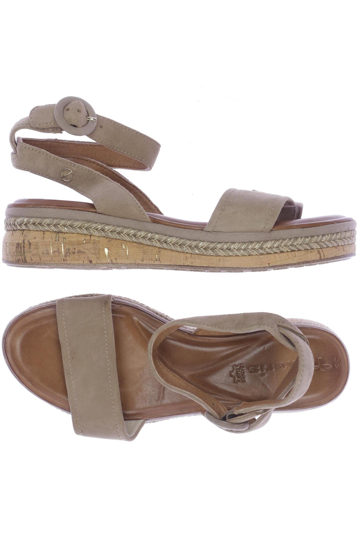 

Tamaris Damen Sandale, beige, Gr. 38