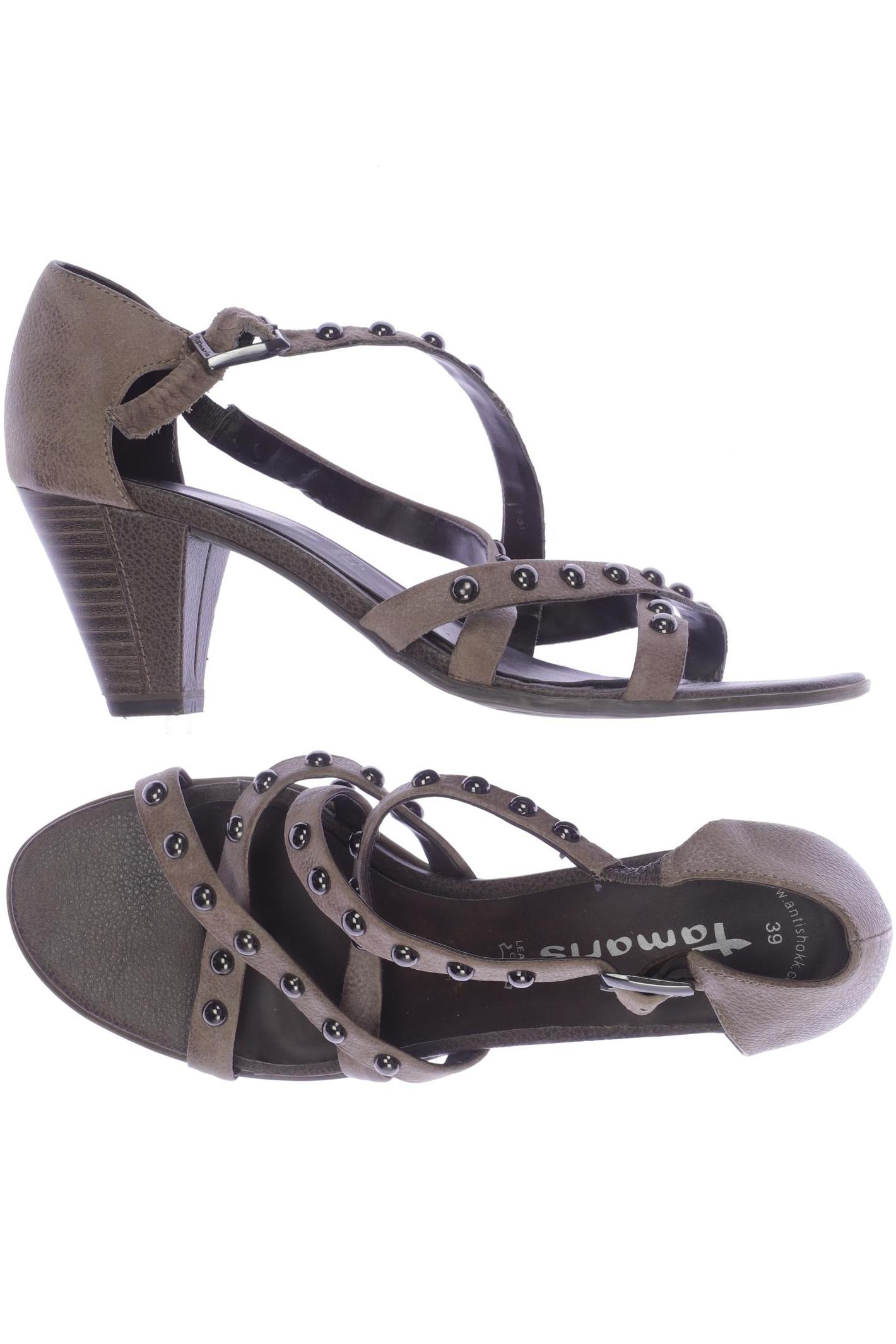 

Tamaris Damen Sandale, braun, Gr. 39