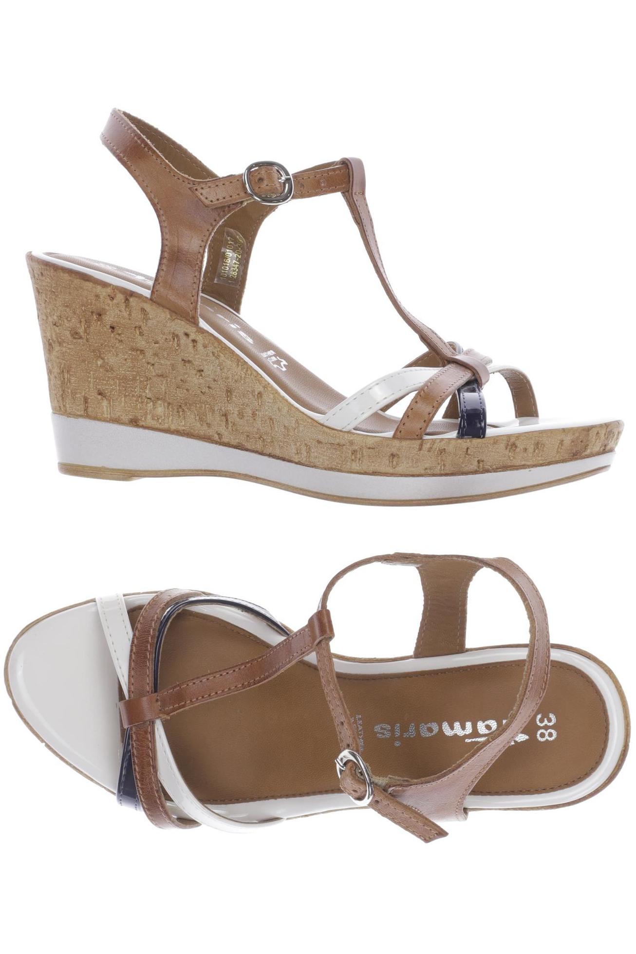 

Tamaris Damen Sandale, beige, Gr. 38