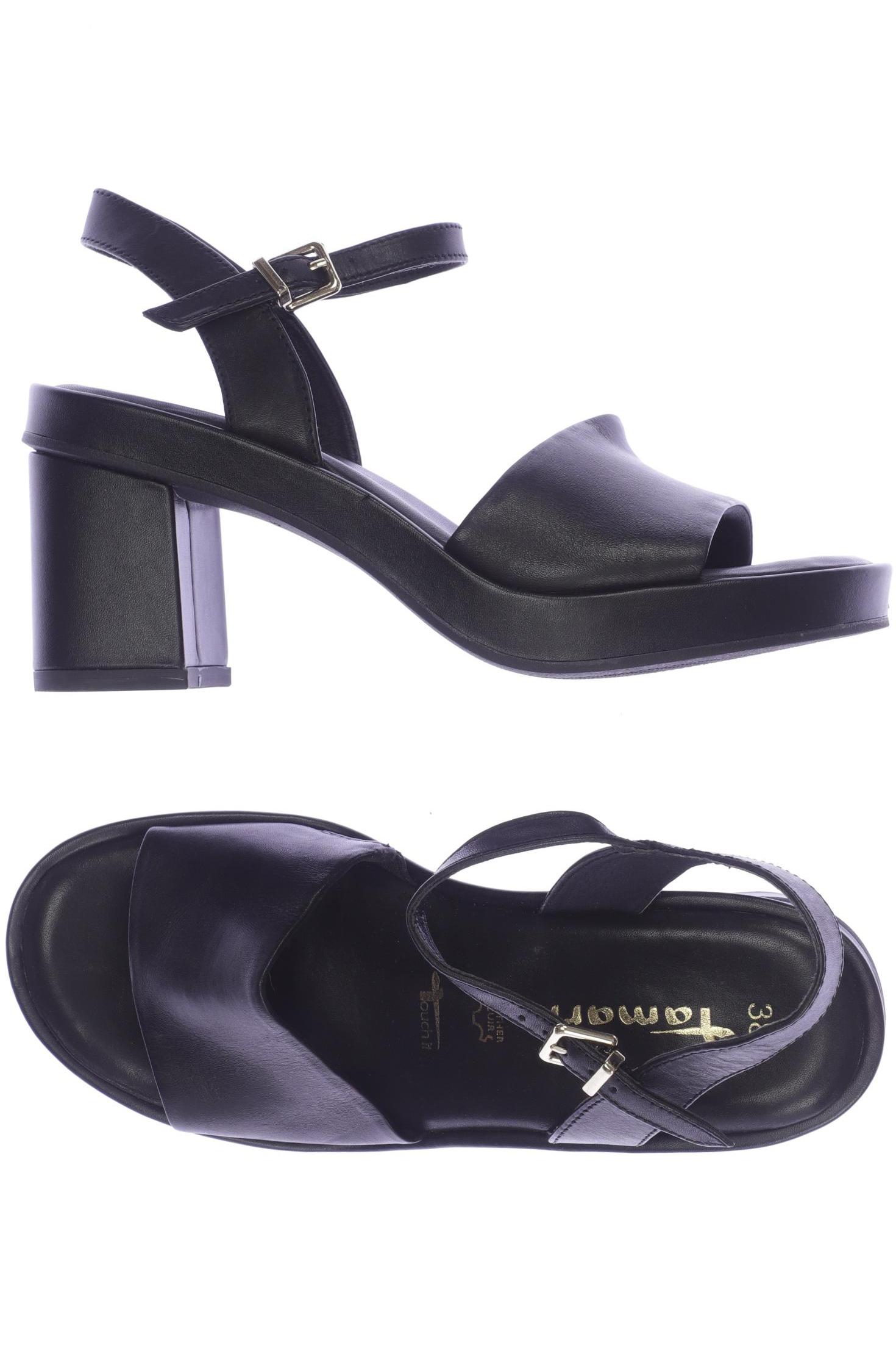 

Tamaris Damen Sandale, schwarz, Gr. 38