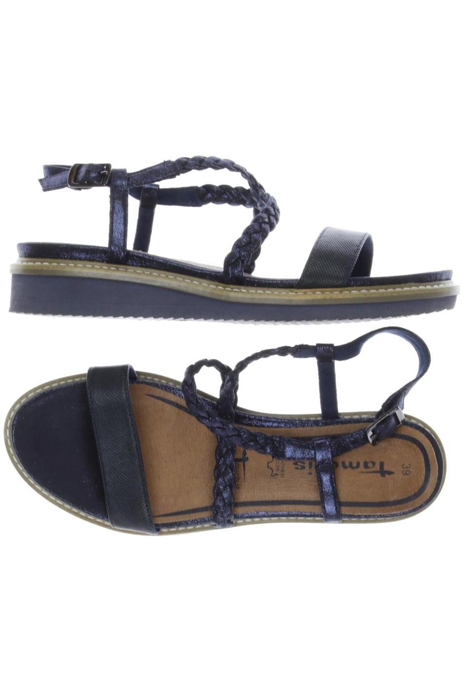 

Tamaris Damen Sandale, marineblau, Gr. 39