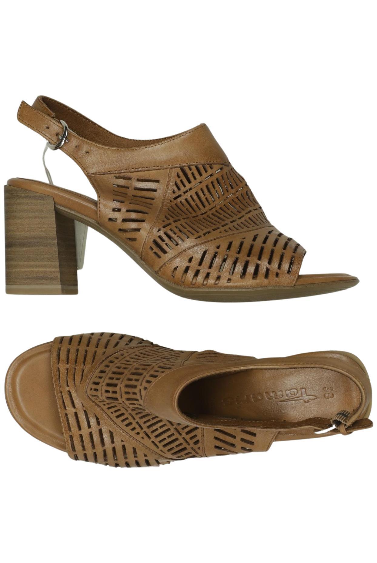 

Tamaris Damen Sandale, braun, Gr. 38