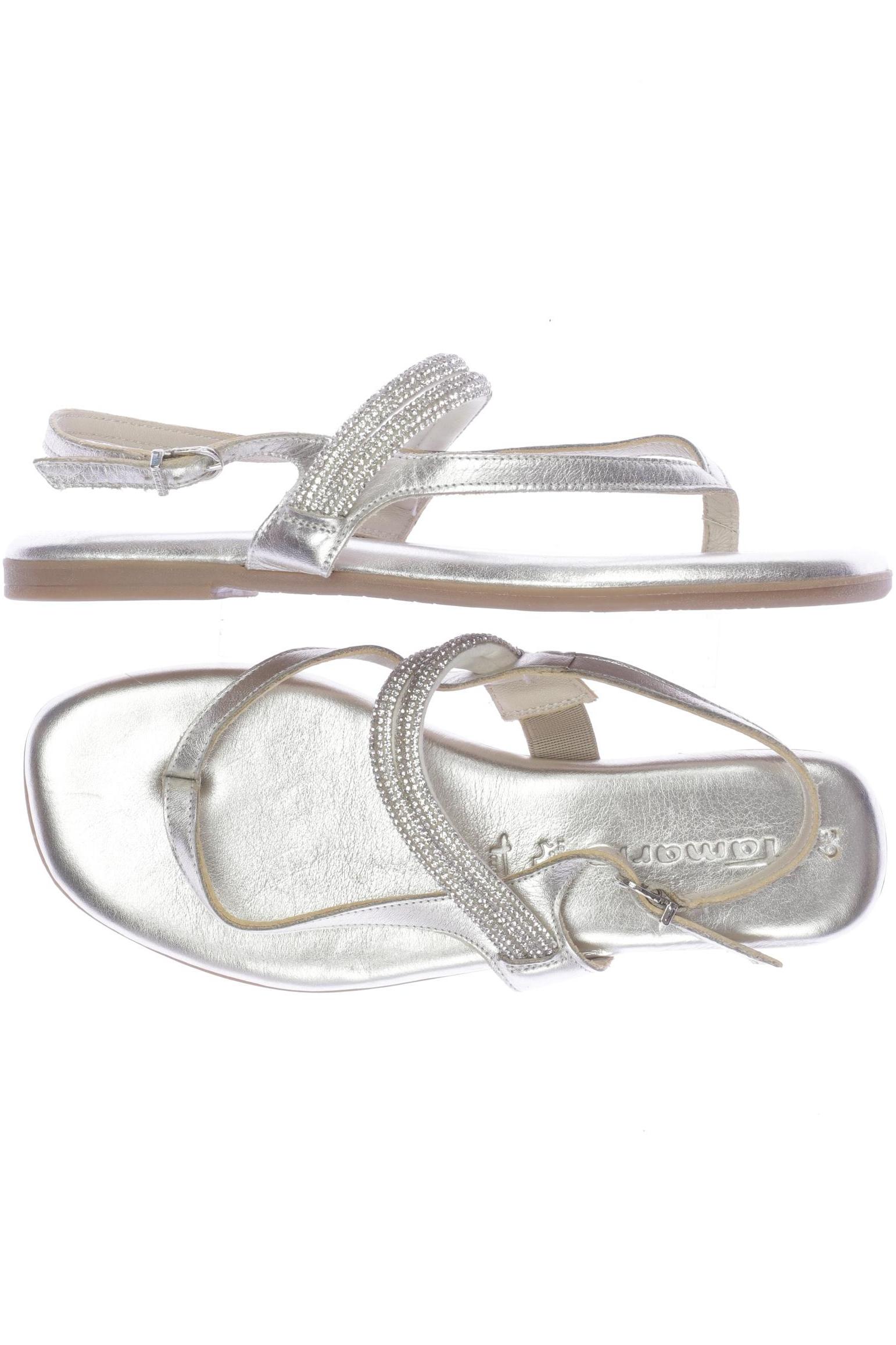 

Tamaris Damen Sandale, silber, Gr. 39