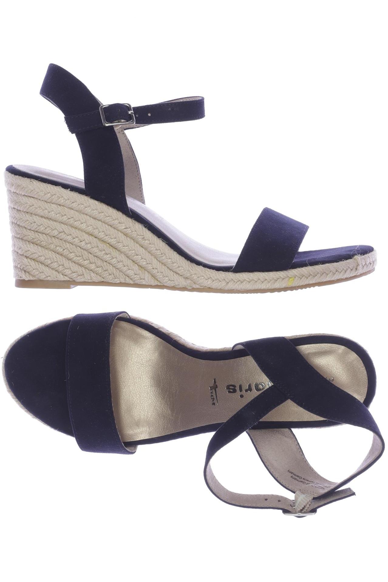 

Tamaris Damen Sandale, marineblau, Gr. 39