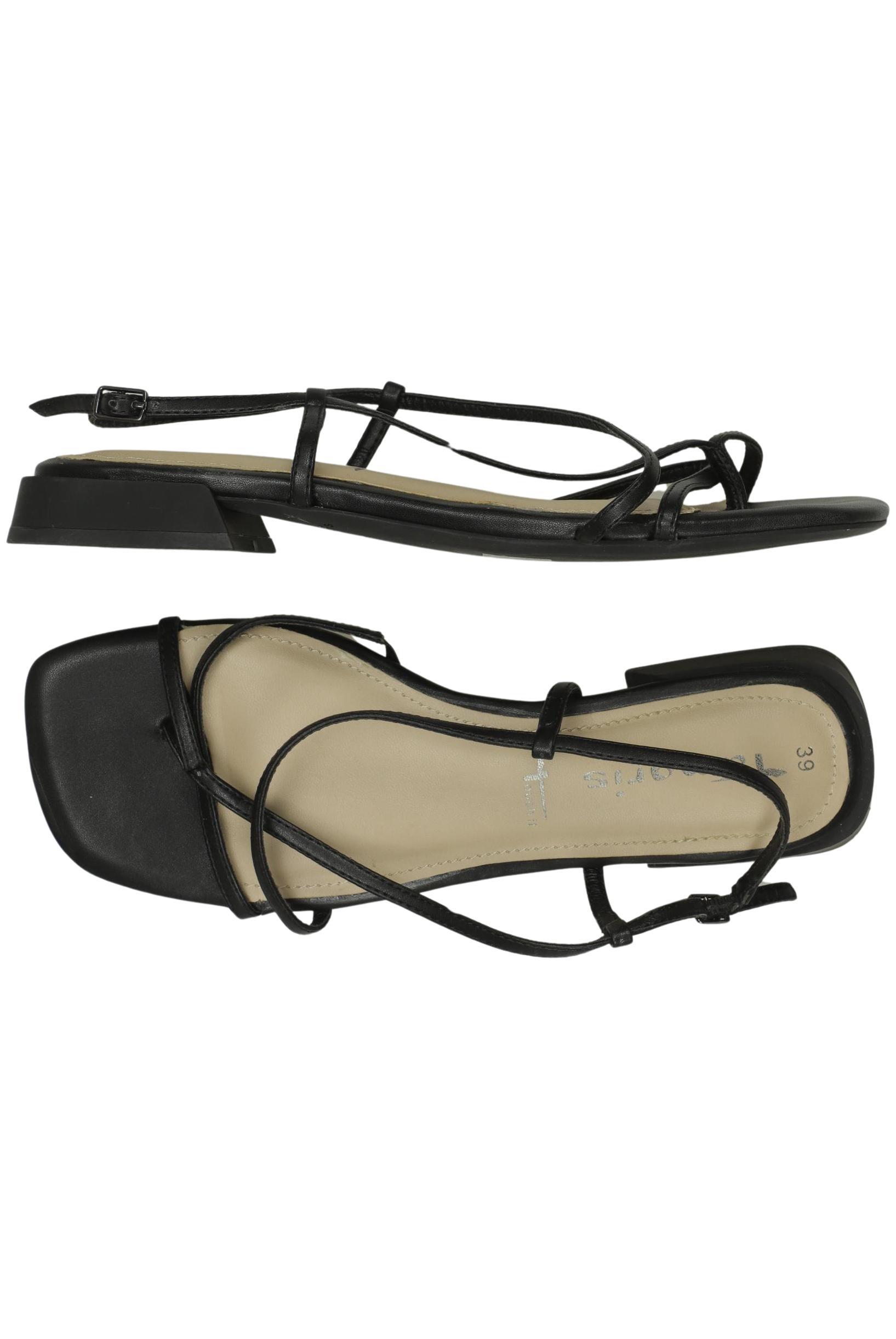 

Tamaris Damen Sandale, schwarz, Gr. 39