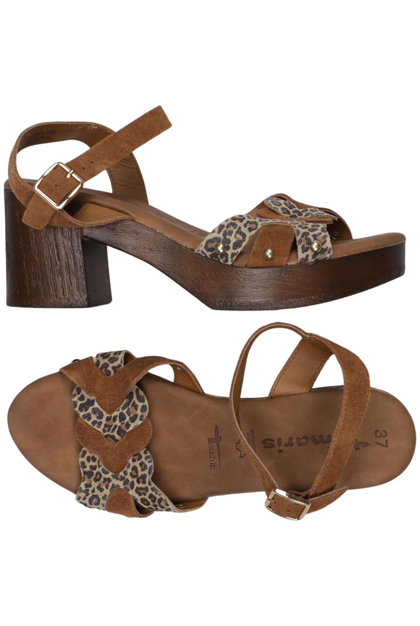 

Tamaris Damen Sandale, braun, Gr. 37