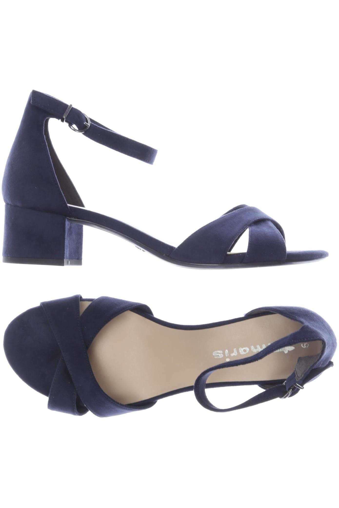 

Tamaris Damen Sandale, marineblau, Gr. 39