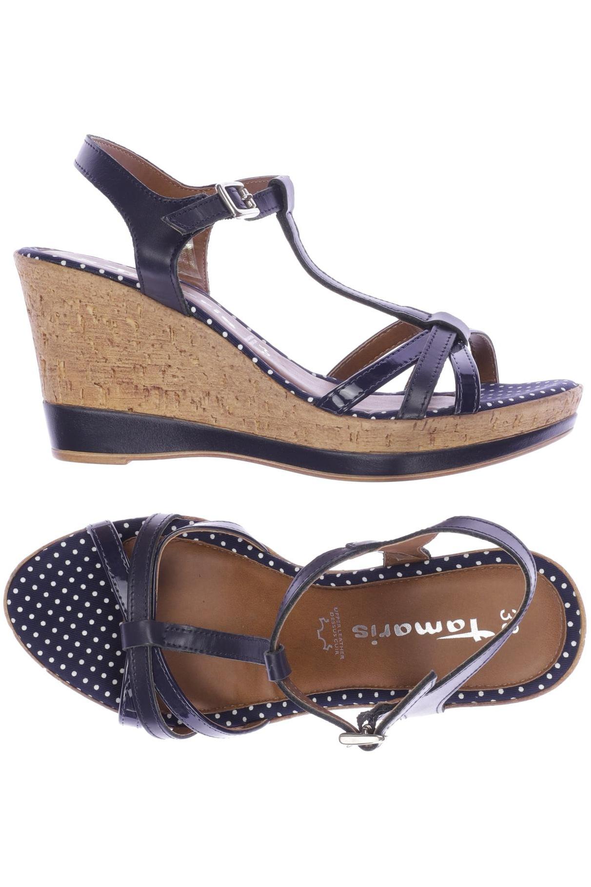 

Tamaris Damen Sandale, marineblau, Gr. 38