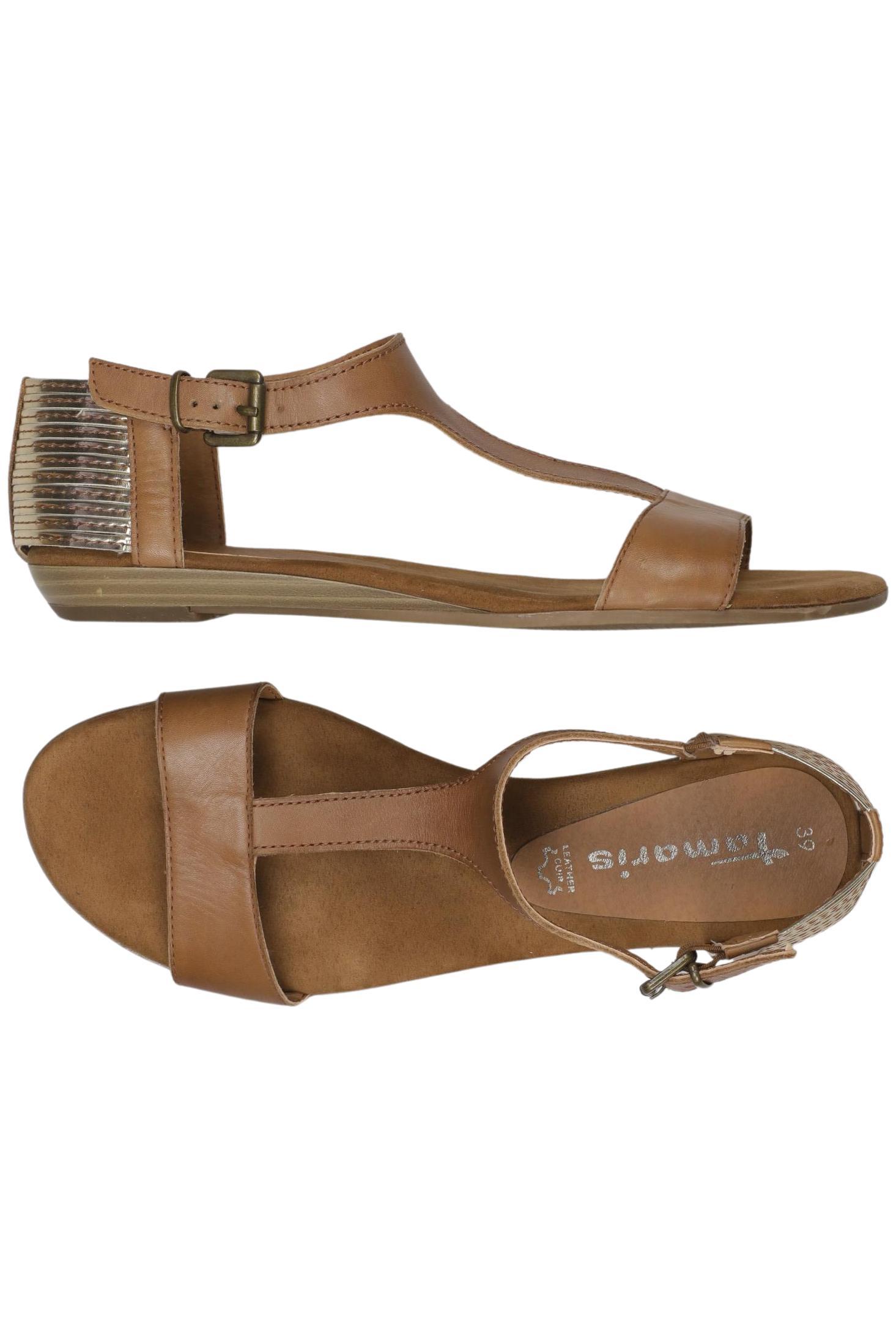 

Tamaris Damen Sandale, braun, Gr. 39