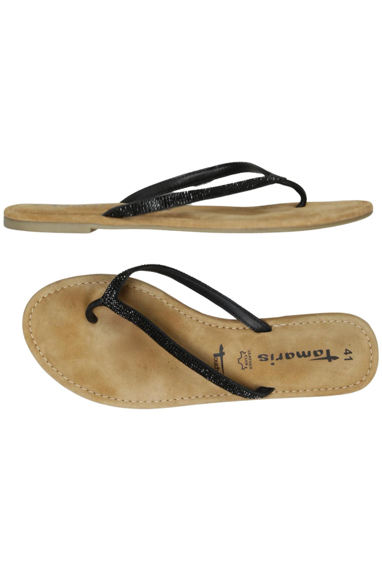 

Tamaris Damen Sandale, schwarz, Gr. 41