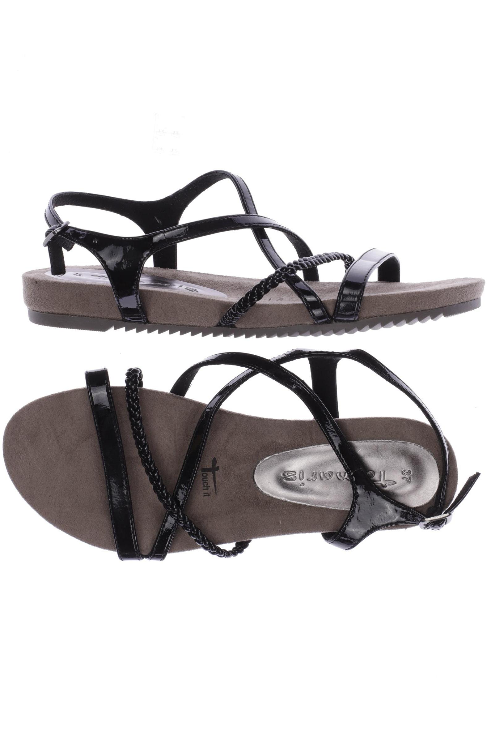 

Tamaris Damen Sandale, schwarz
