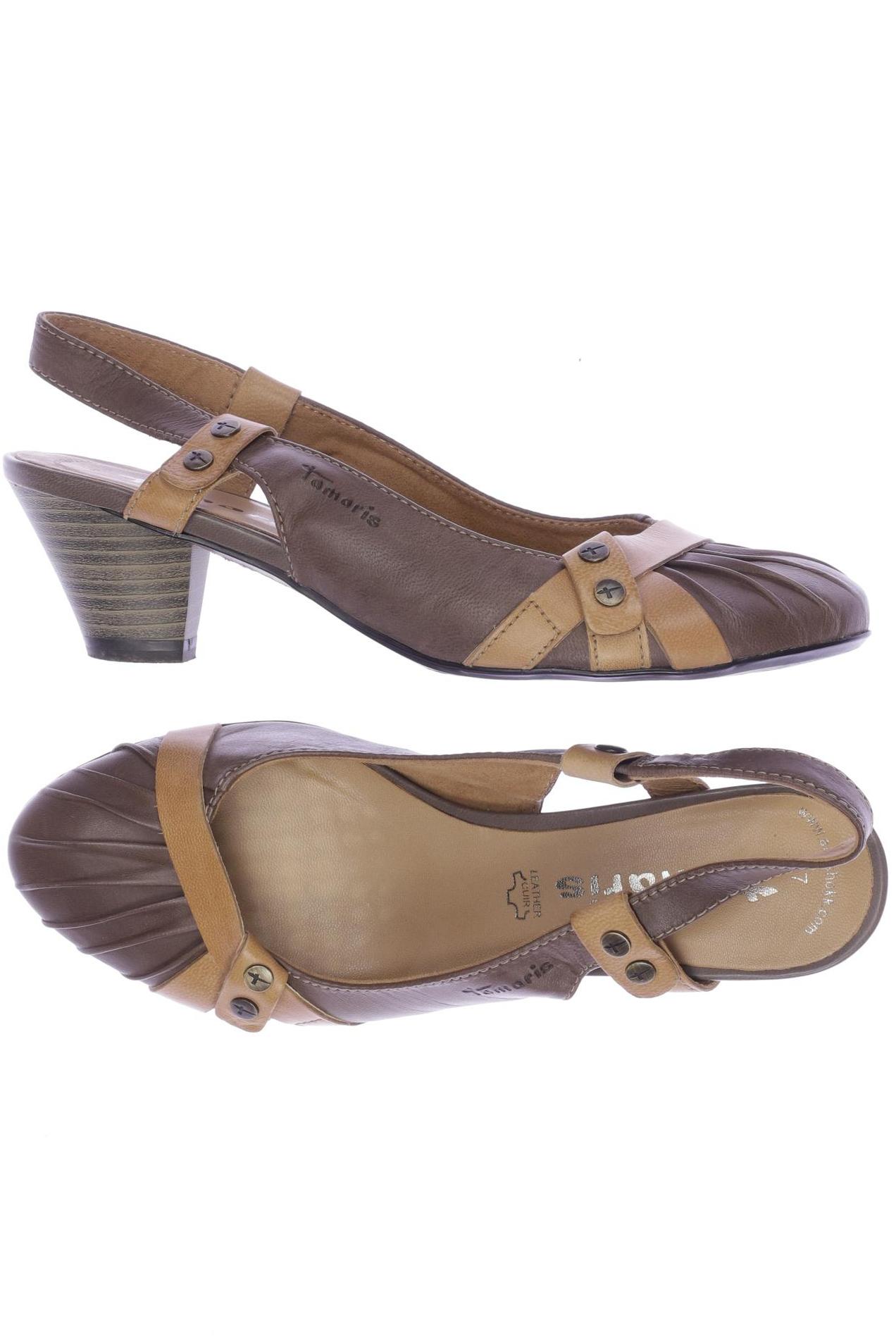 

Tamaris Damen Sandale, braun, Gr. 37
