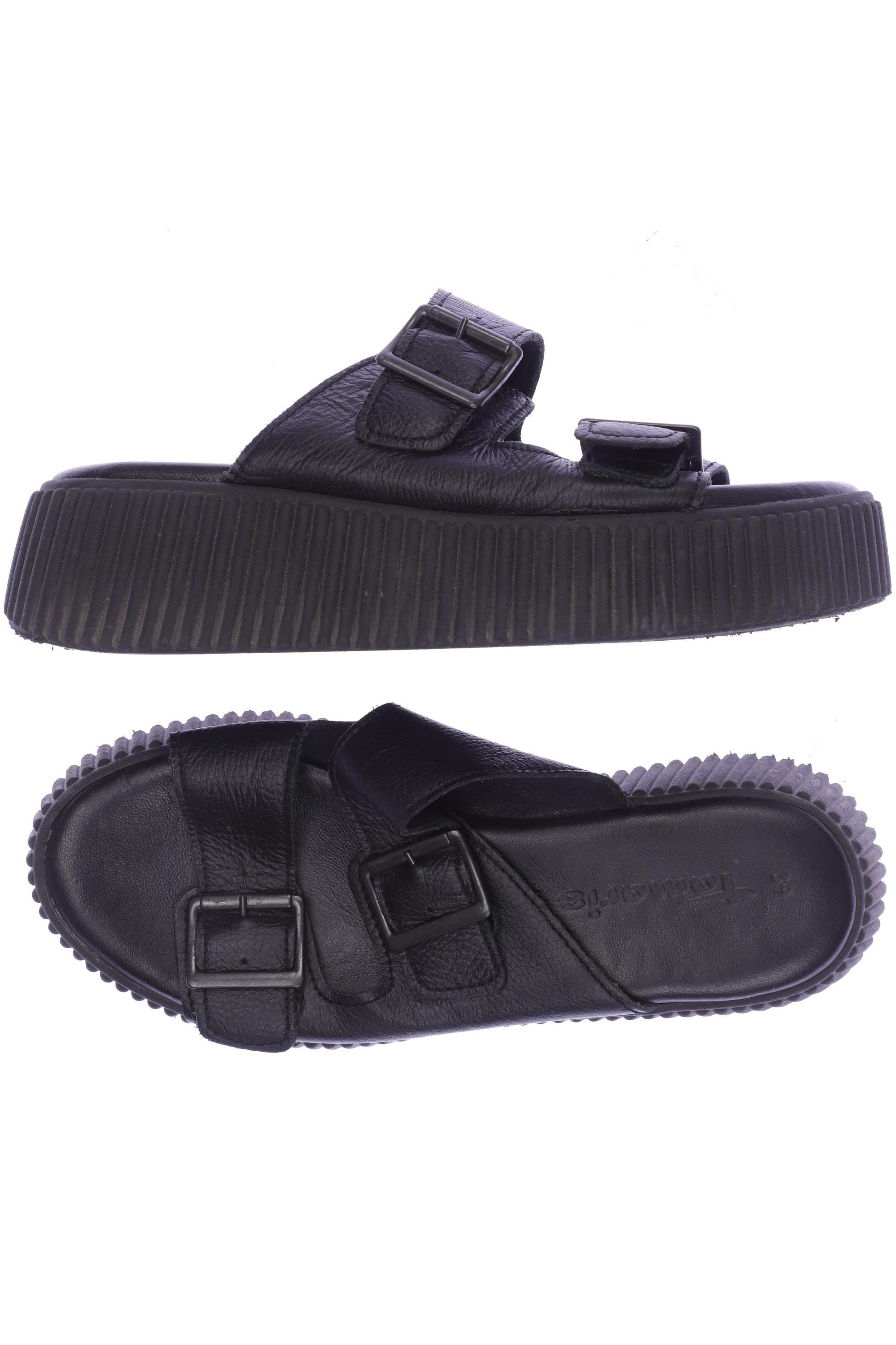 

Tamaris Damen Sandale, schwarz, Gr. 39