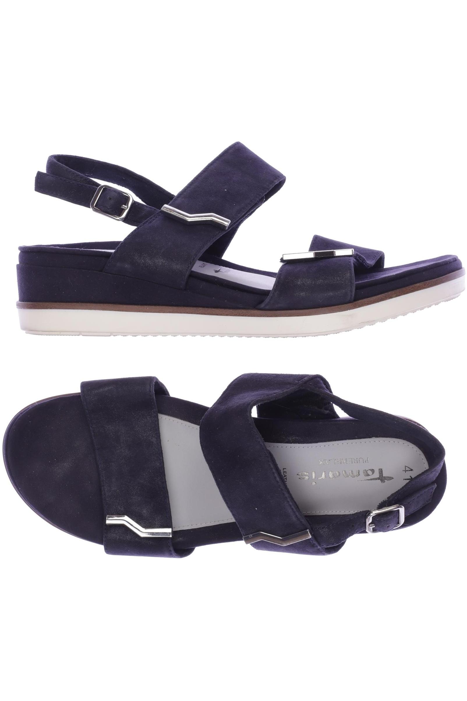 

Tamaris Damen Sandale, marineblau, Gr. 41