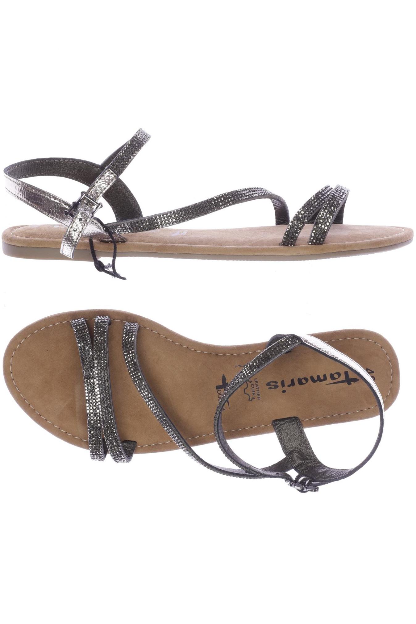 

Tamaris Damen Sandale, grau