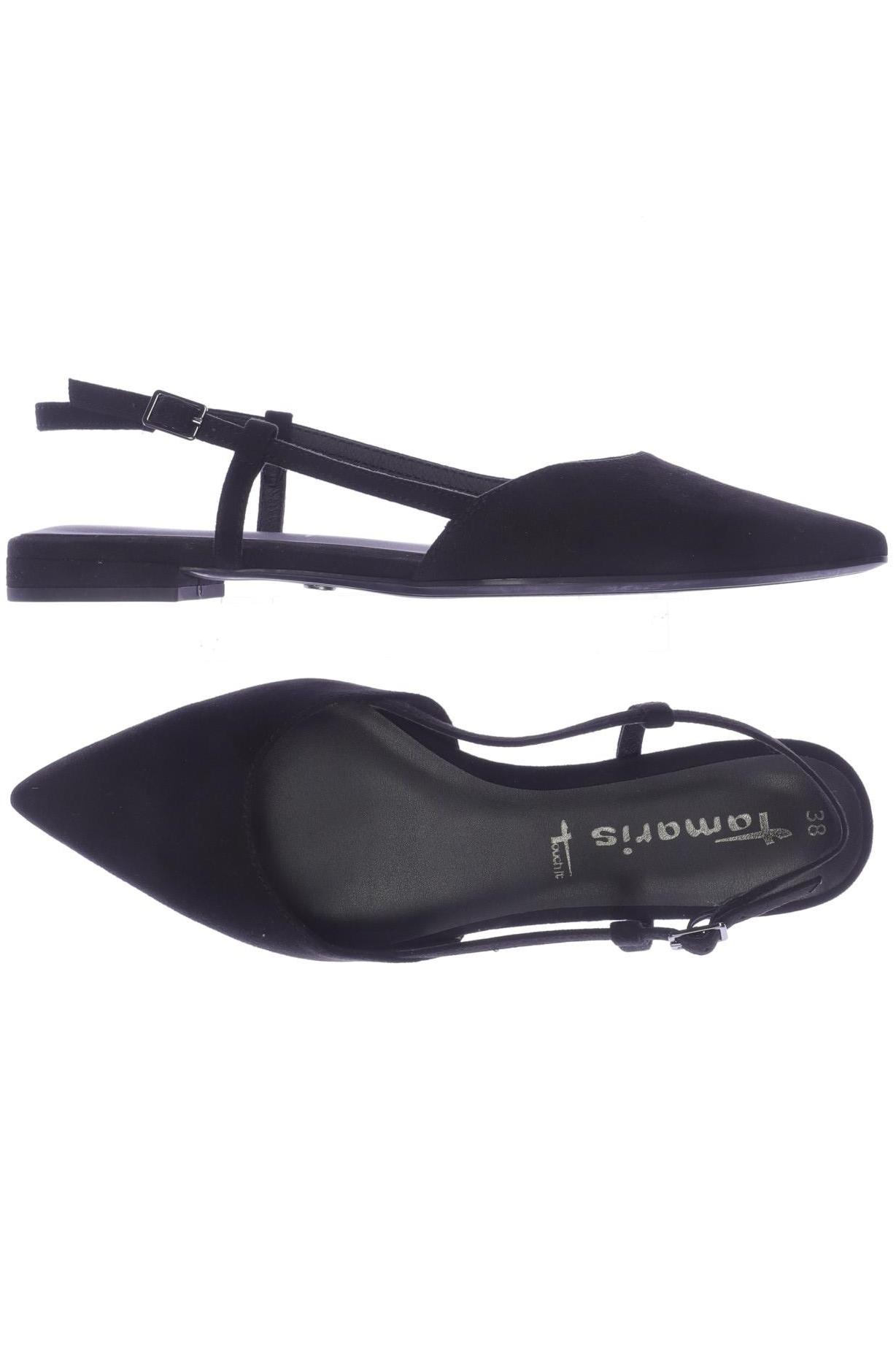 

Tamaris Damen Sandale, schwarz, Gr. 38
