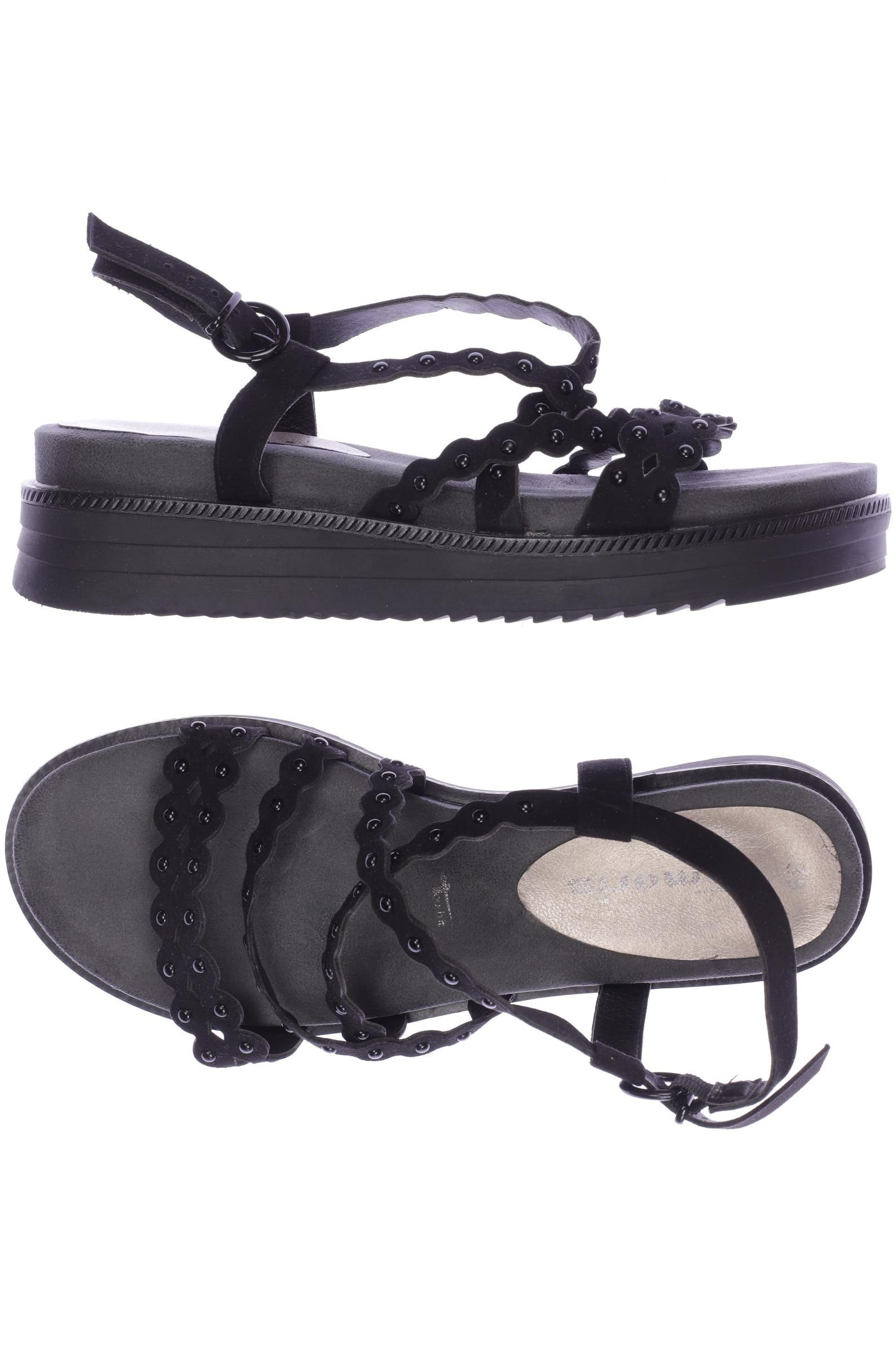 

Tamaris Damen Sandale, schwarz, Gr. 39