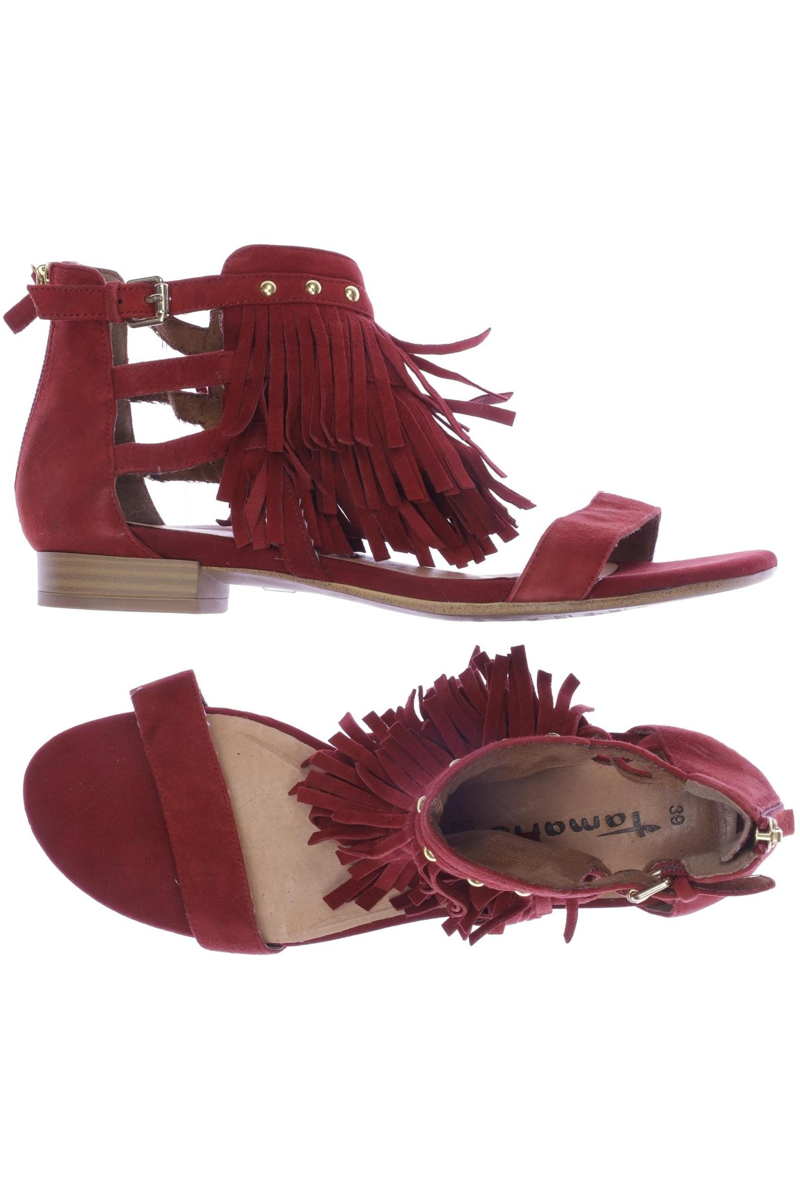 

Tamaris Damen Sandale, rot, Gr. 39