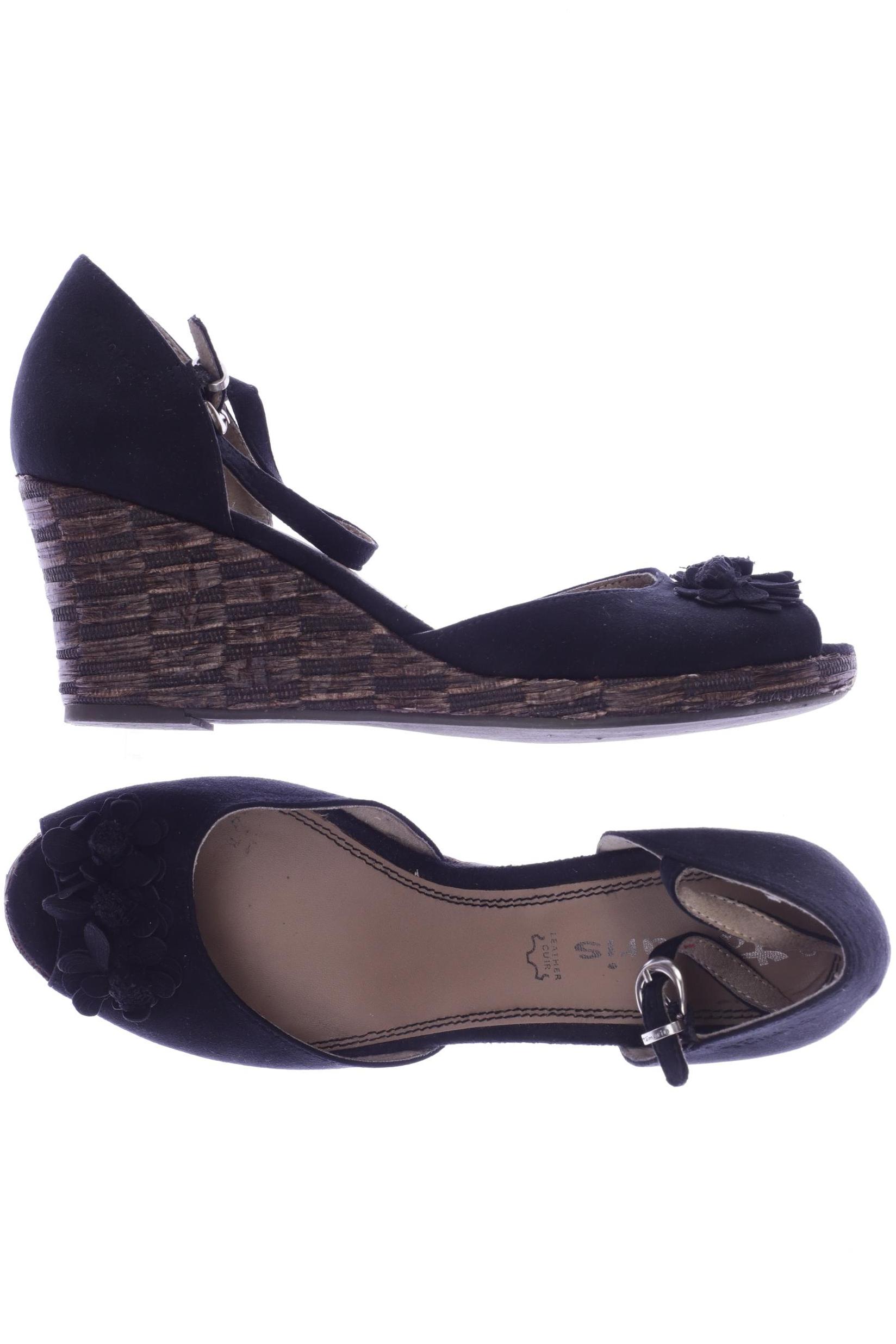 

Tamaris Damen Sandale, schwarz, Gr. 40