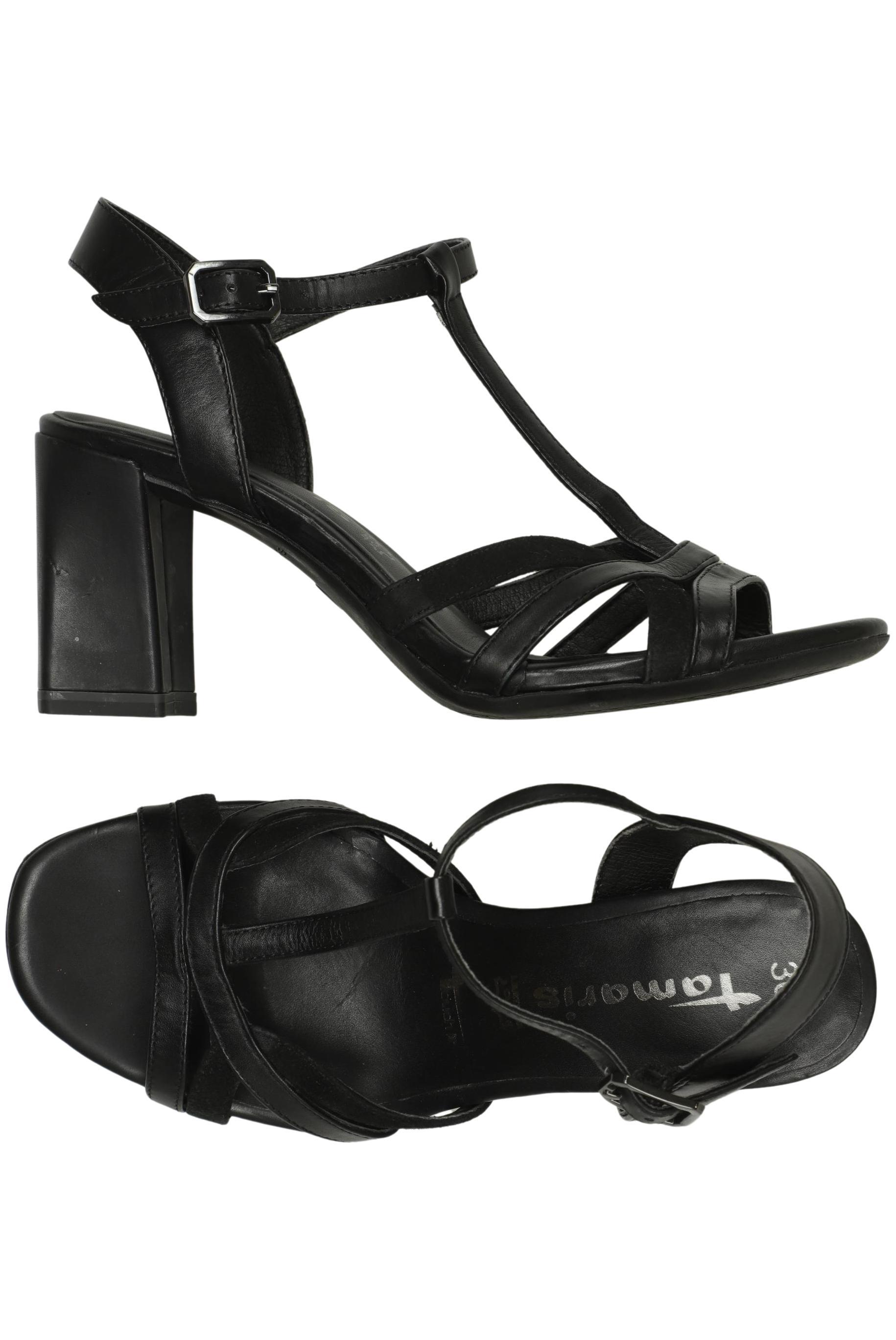 

Tamaris Damen Sandale, schwarz, Gr. 36