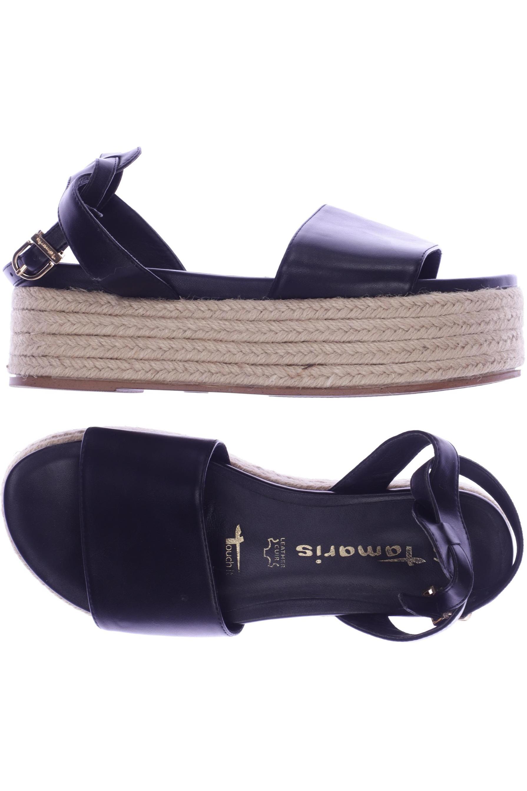 

Tamaris Damen Sandale, schwarz