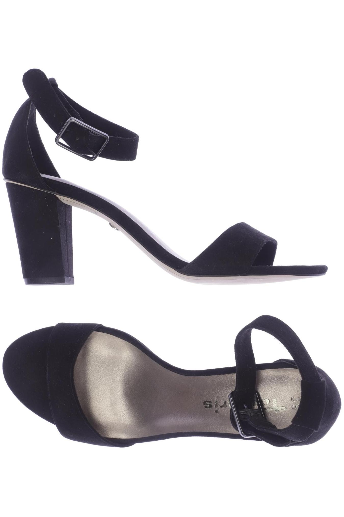 

Tamaris Damen Sandale, schwarz, Gr. 39