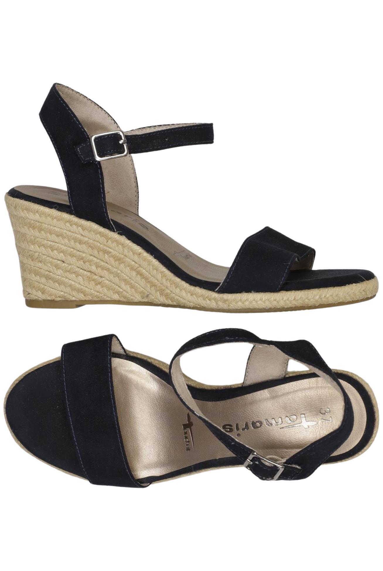 

Tamaris Damen Sandale, marineblau, Gr. 37