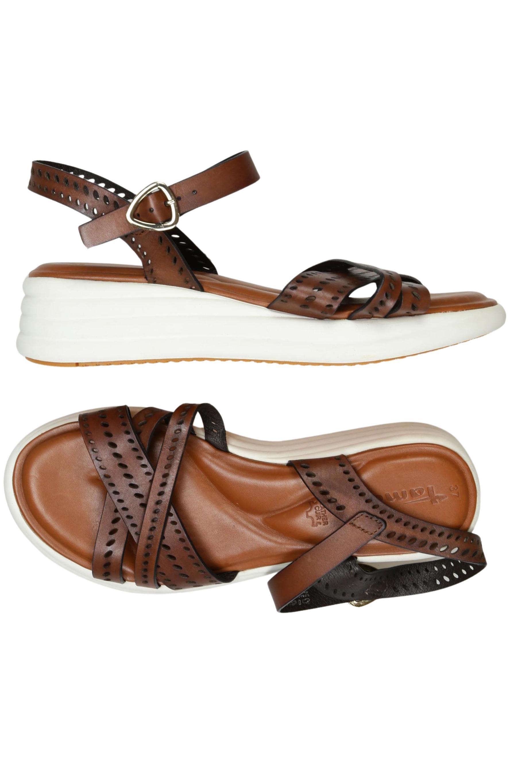 

Tamaris Damen Sandale, braun, Gr. 37