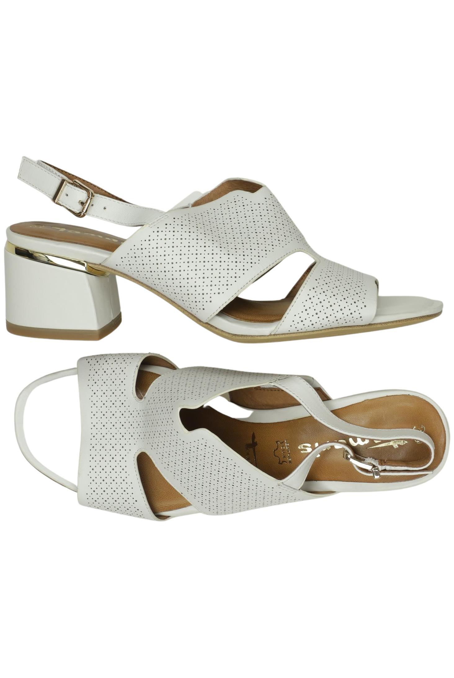 

Tamaris Damen Sandale, weiß, Gr. 39