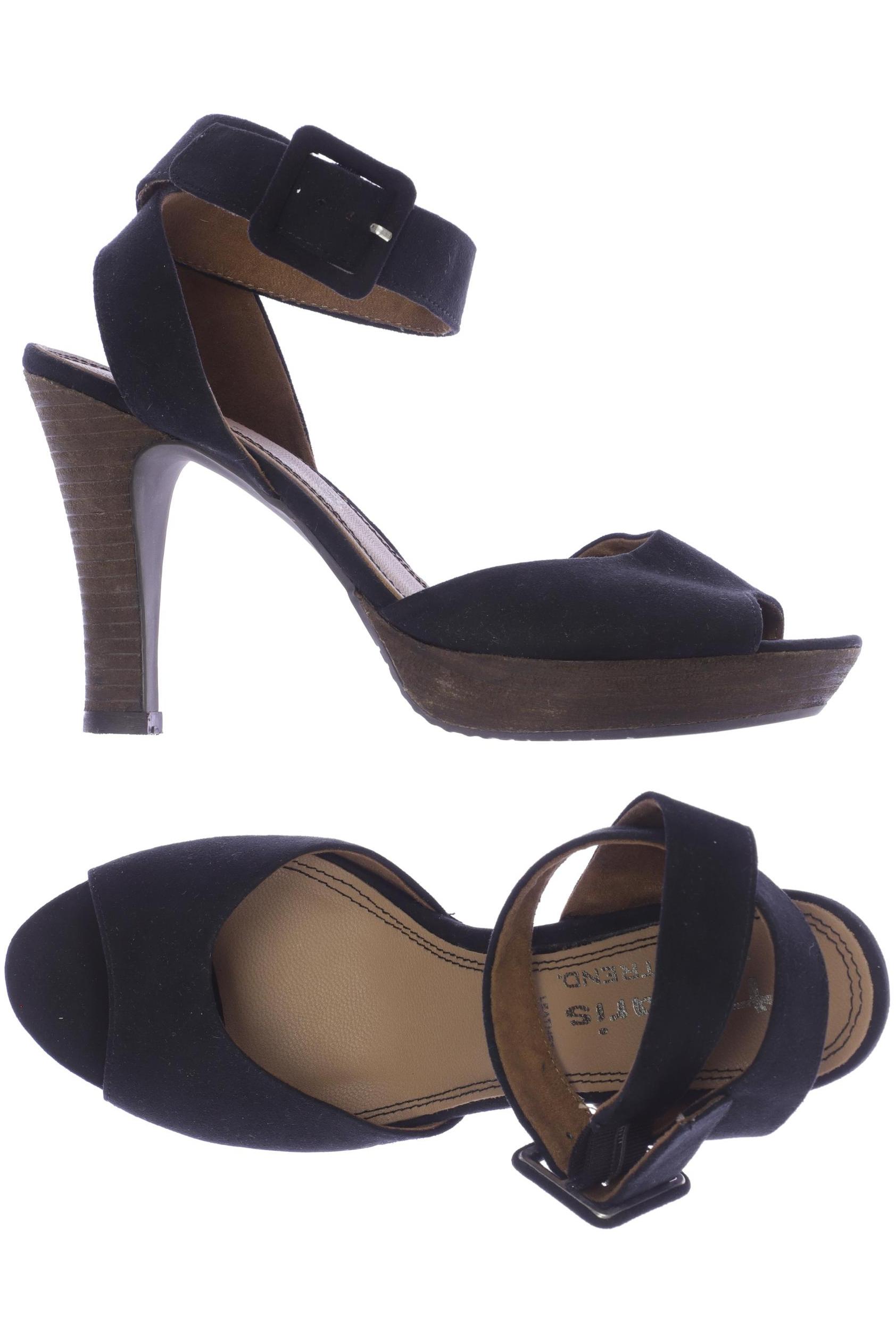 

Tamaris Damen Sandale, schwarz, Gr. 39