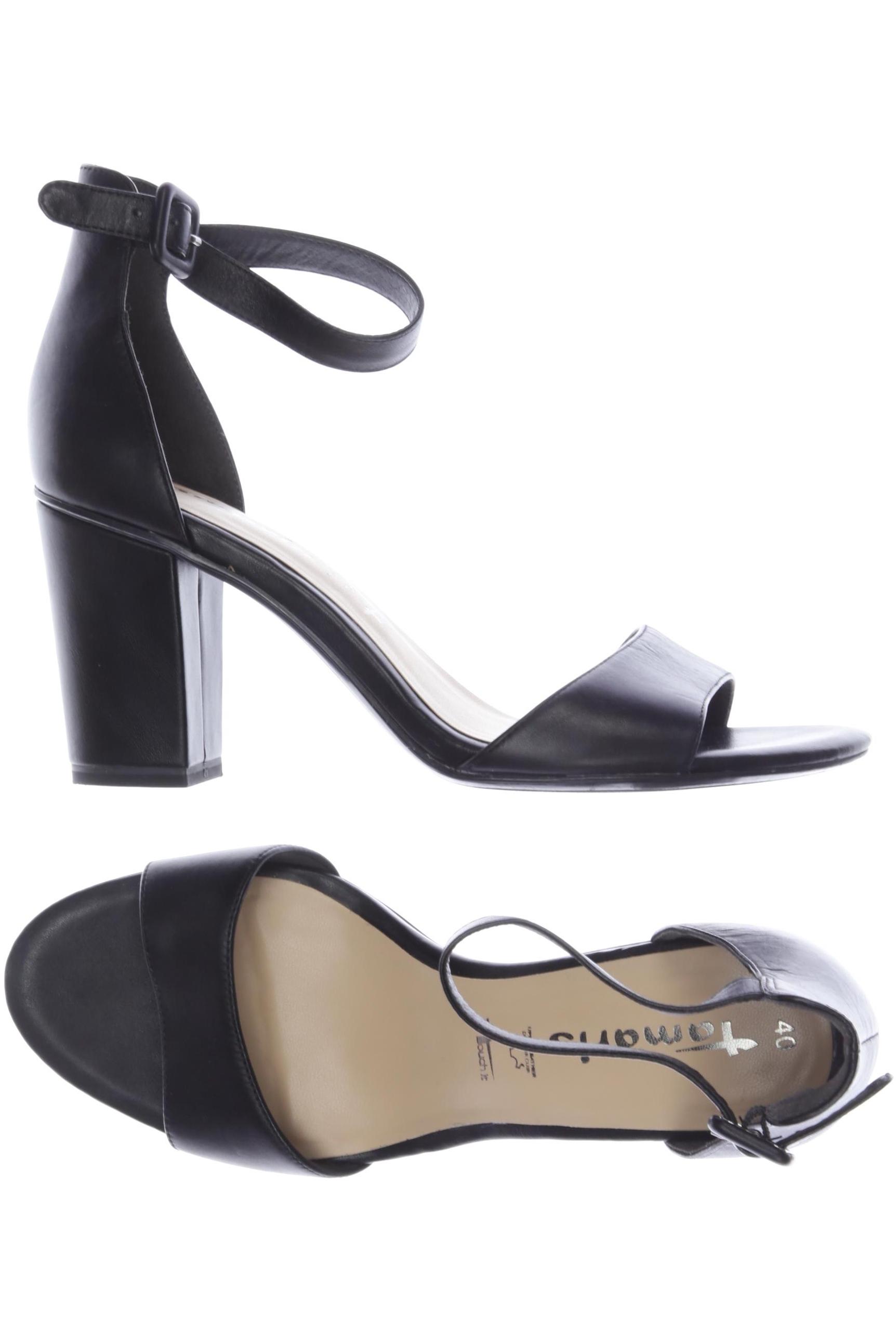 

Tamaris Damen Sandale, schwarz, Gr. 40
