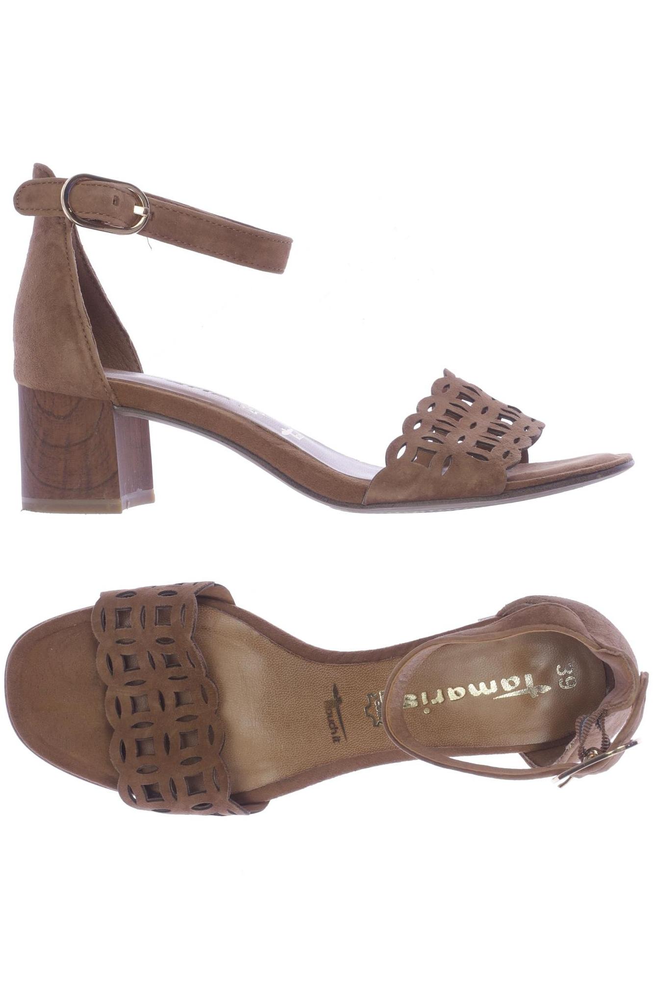 

Tamaris Damen Sandale, braun, Gr. 39