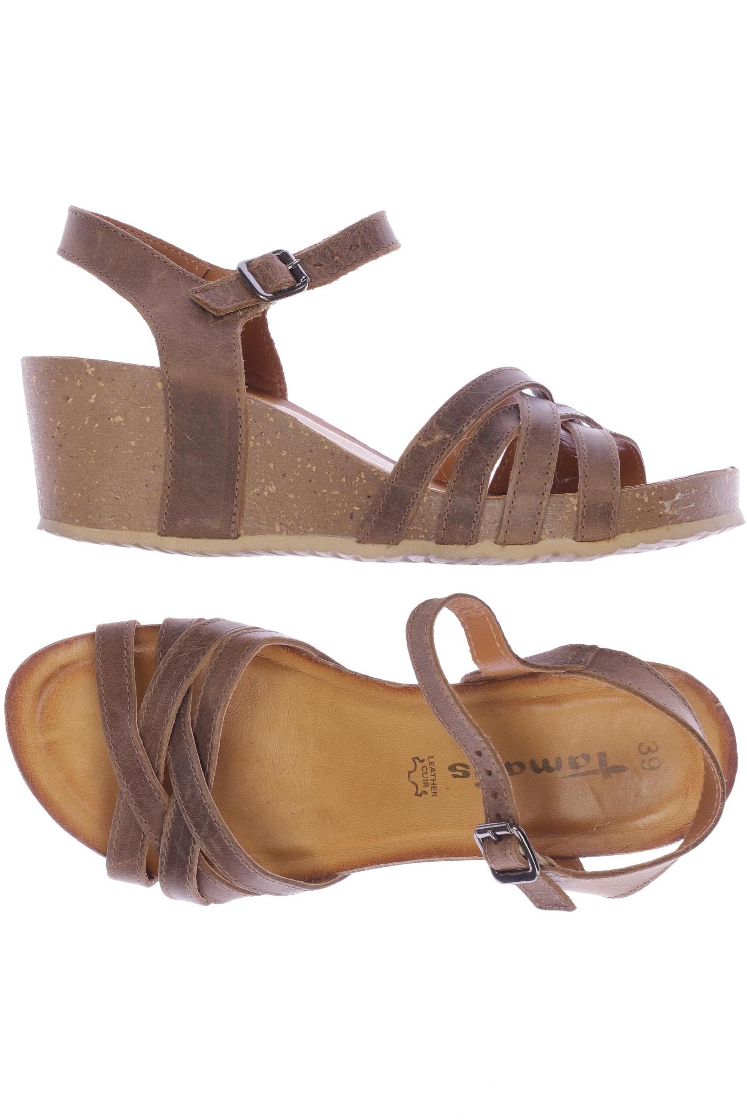 

Tamaris Damen Sandale, braun, Gr. 39