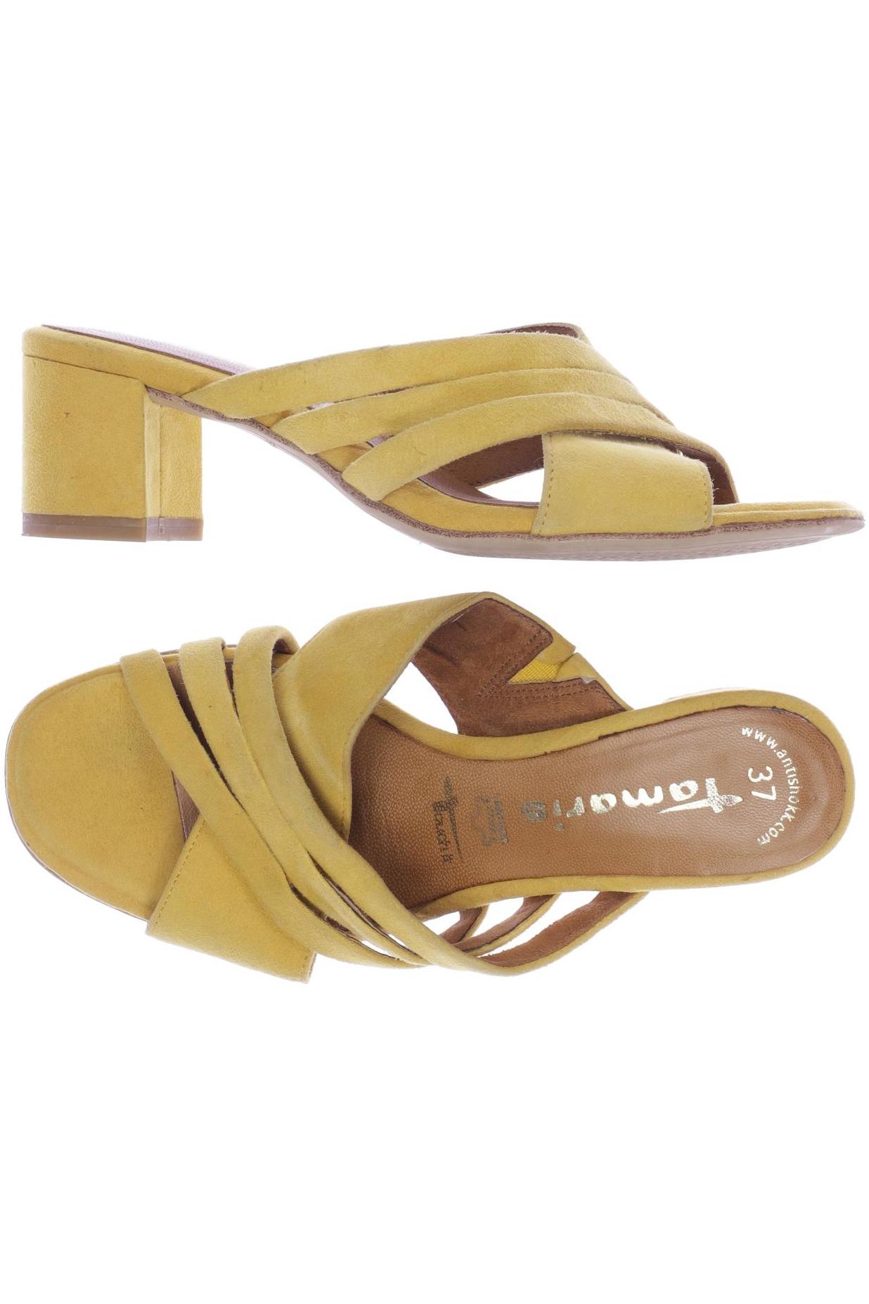 

Tamaris Damen Sandale, gelb, Gr. 37