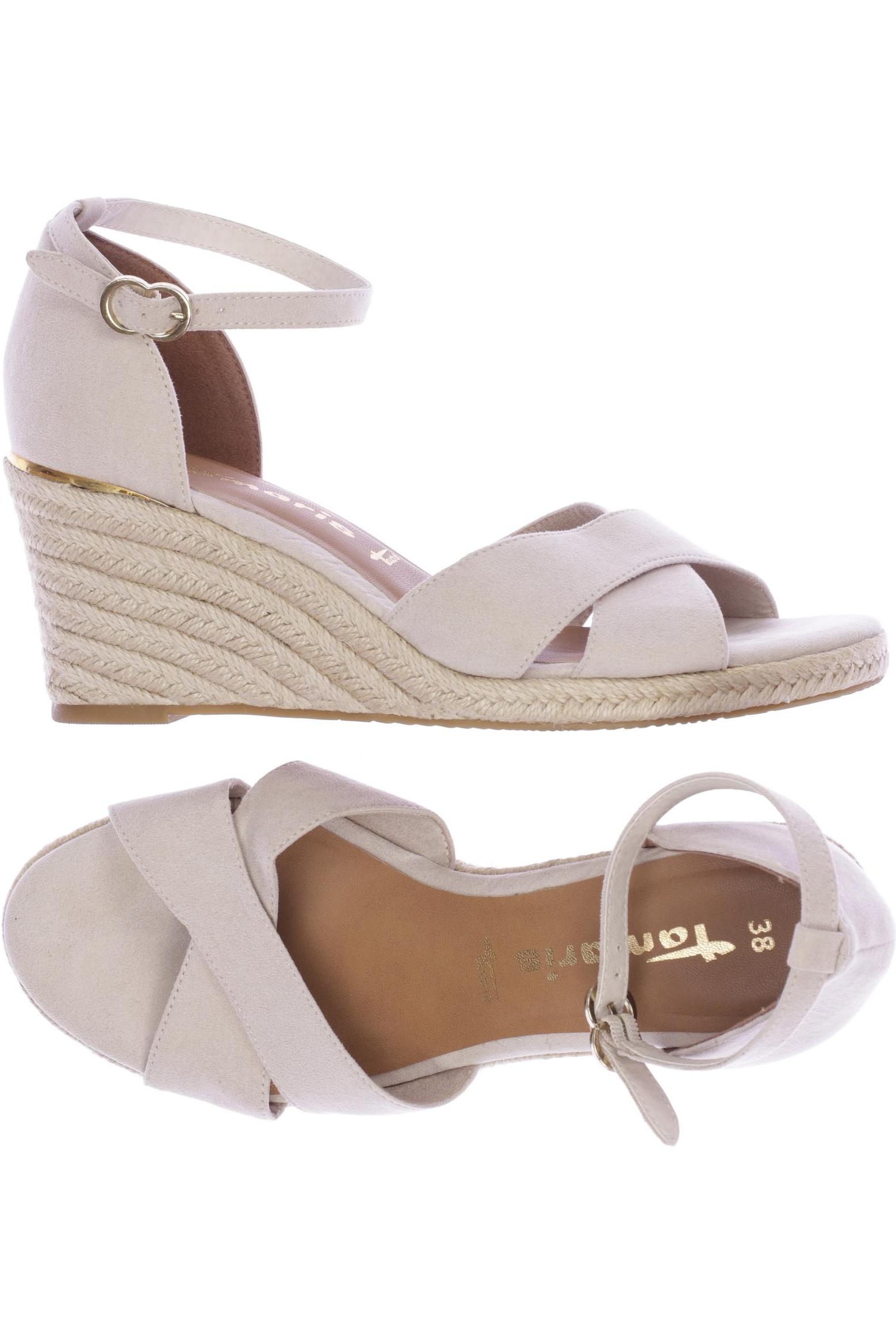 

Tamaris Damen Sandale, beige, Gr. 38