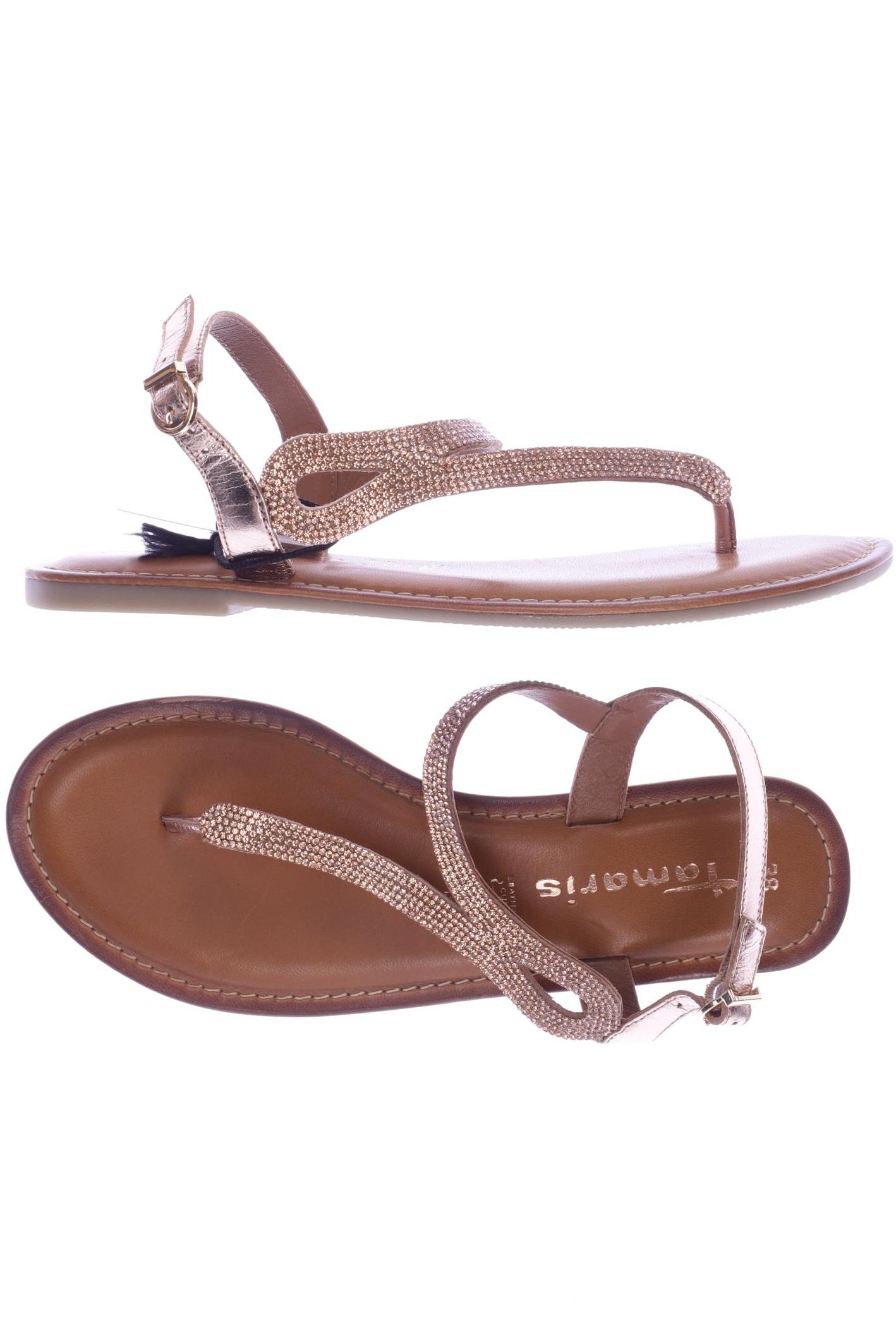 

Tamaris Damen Sandale, gold