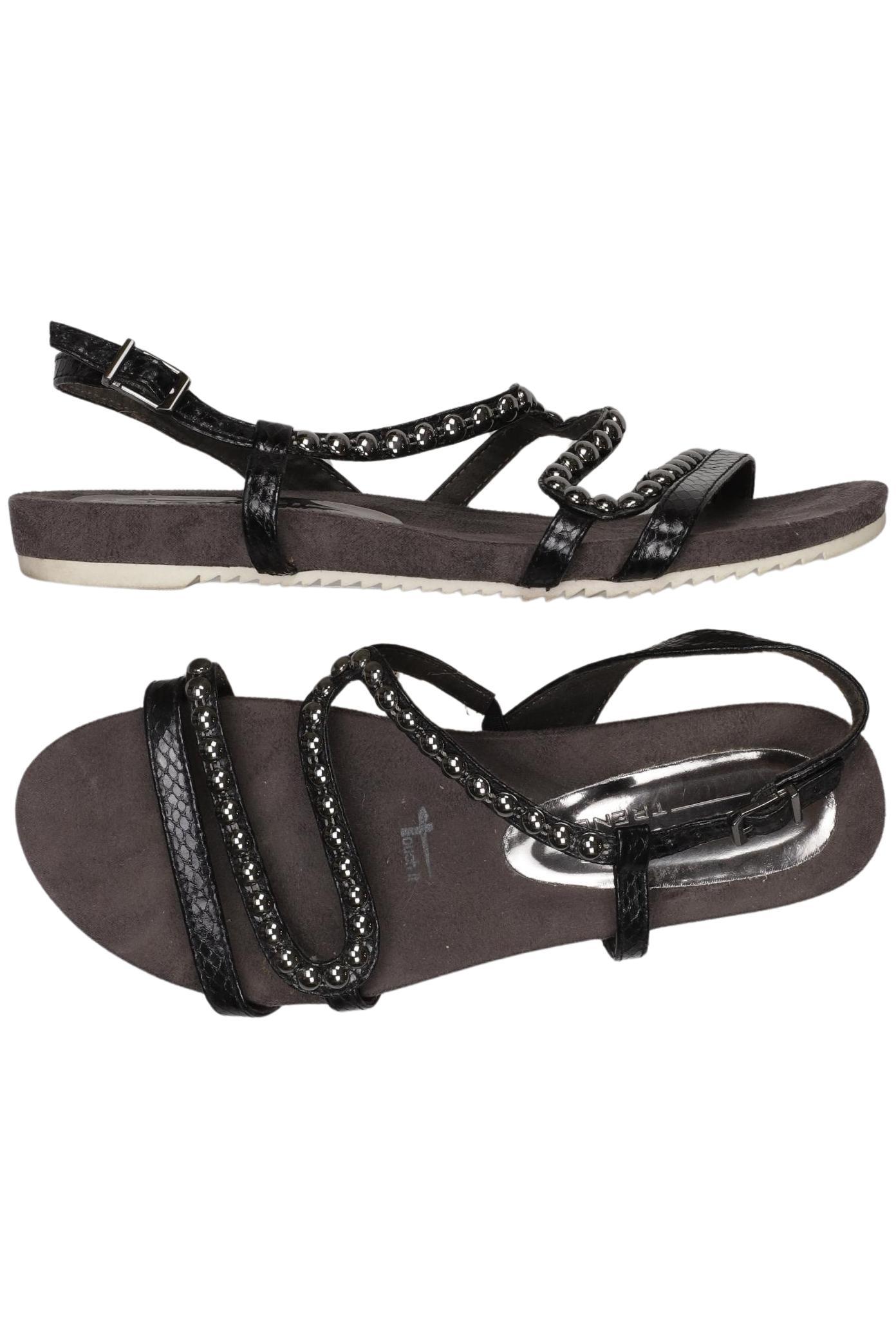 

Tamaris Damen Sandale, schwarz, Gr. 39