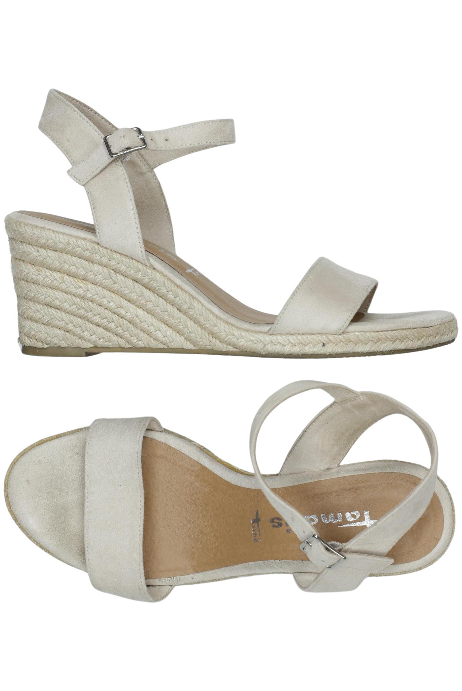 

Tamaris Damen Sandale, beige, Gr. 39
