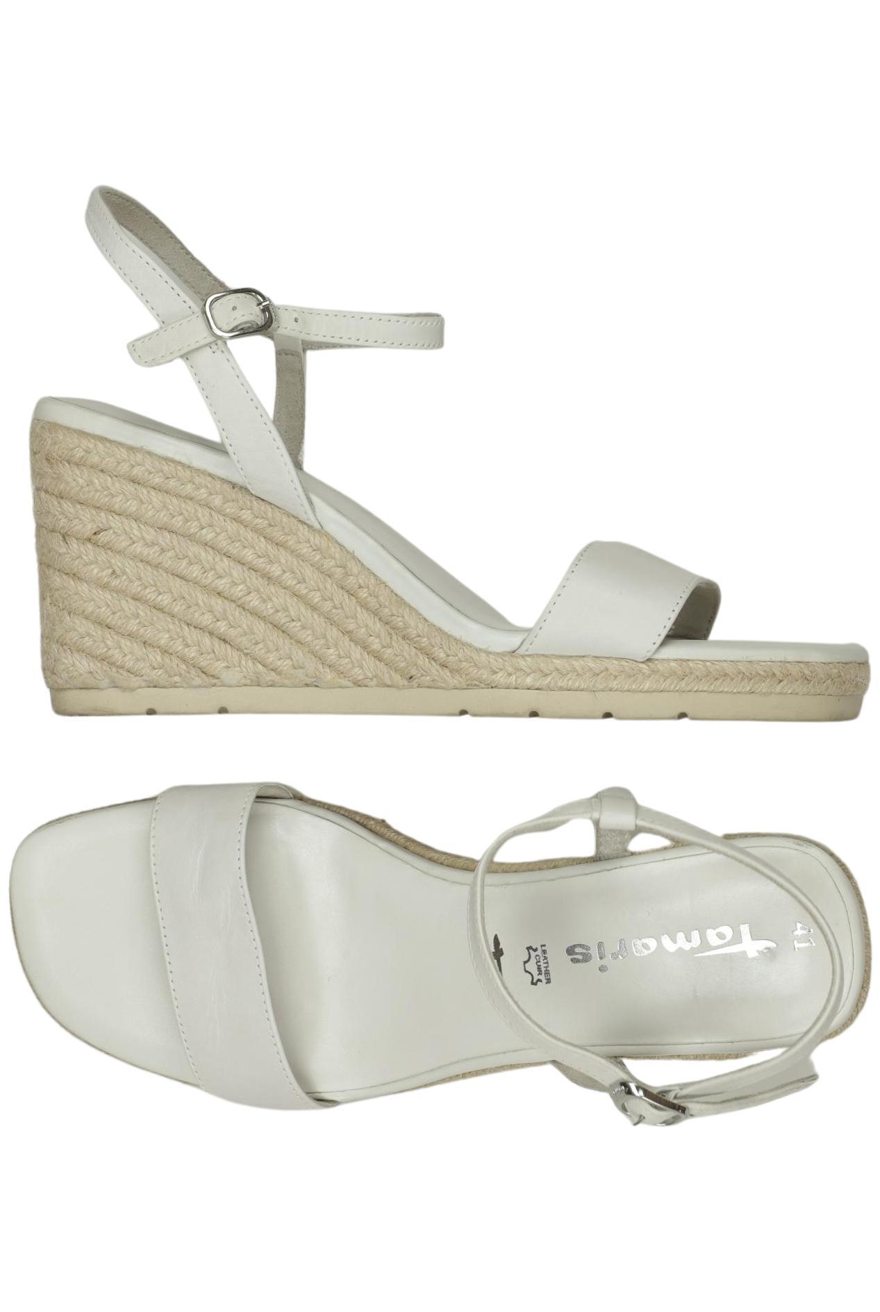 

Tamaris Damen Sandale, weiß, Gr. 41