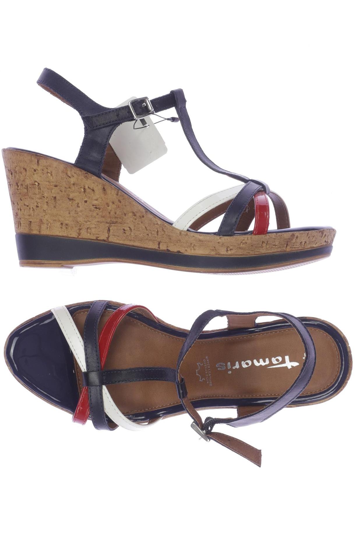 

Tamaris Damen Sandale, marineblau, Gr. 40