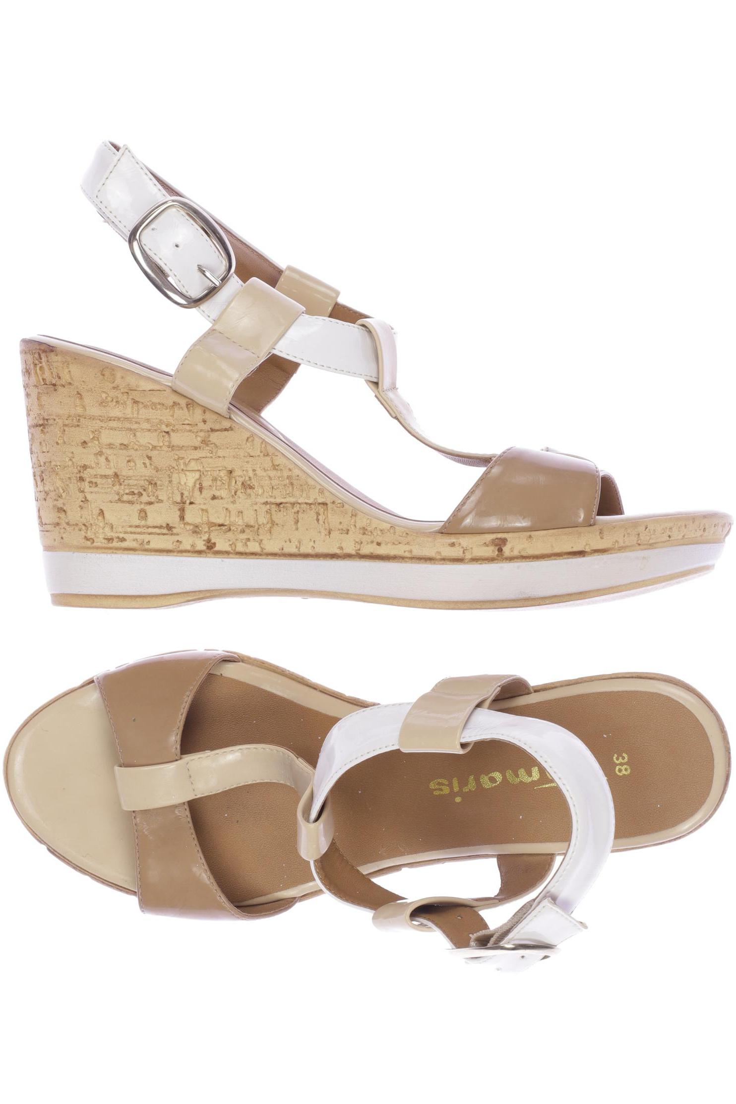 

Tamaris Damen Sandale, beige, Gr. 38