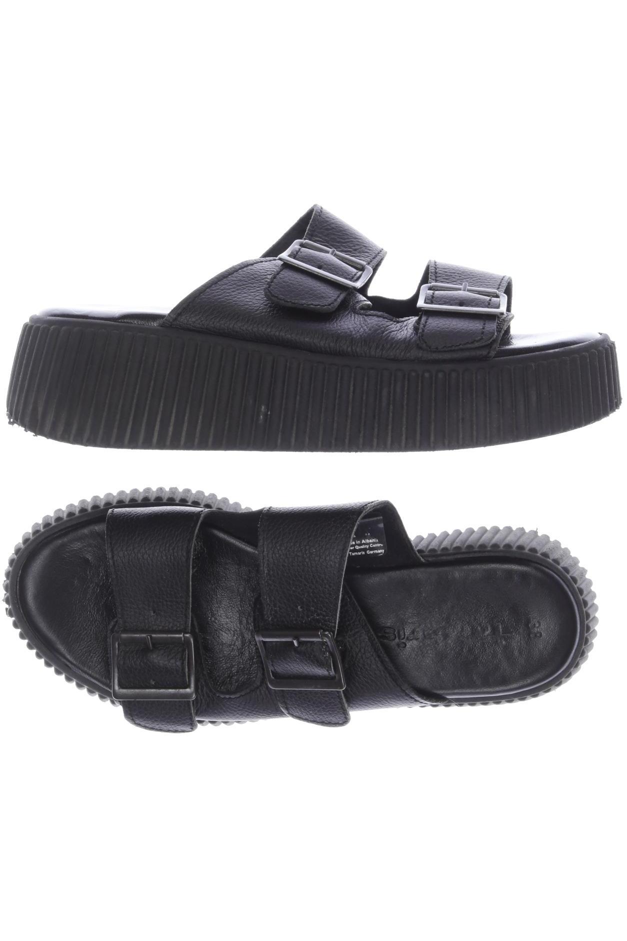 

Tamaris Damen Sandale, schwarz, Gr. 38