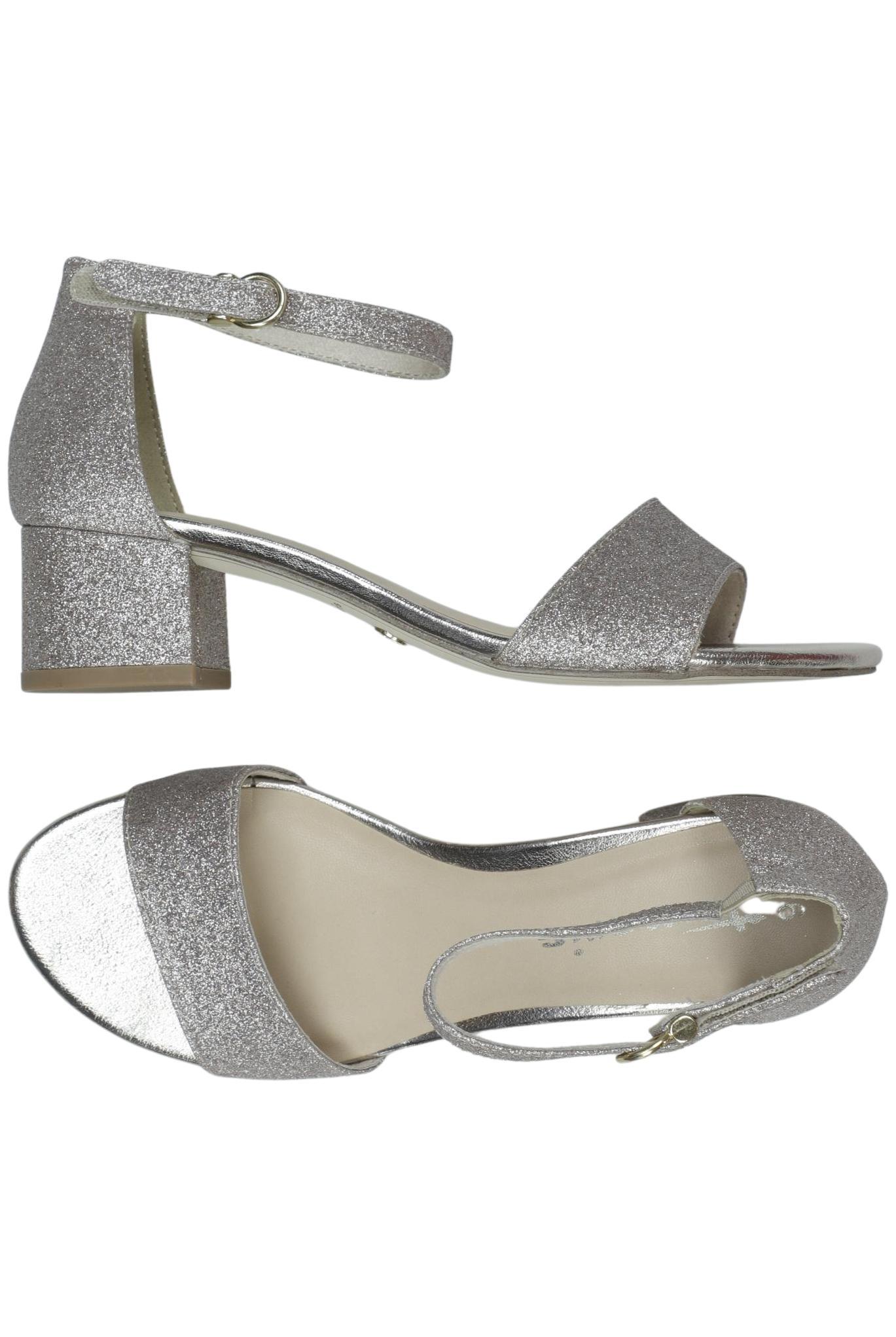 

Tamaris Damen Sandale, silber, Gr. 36