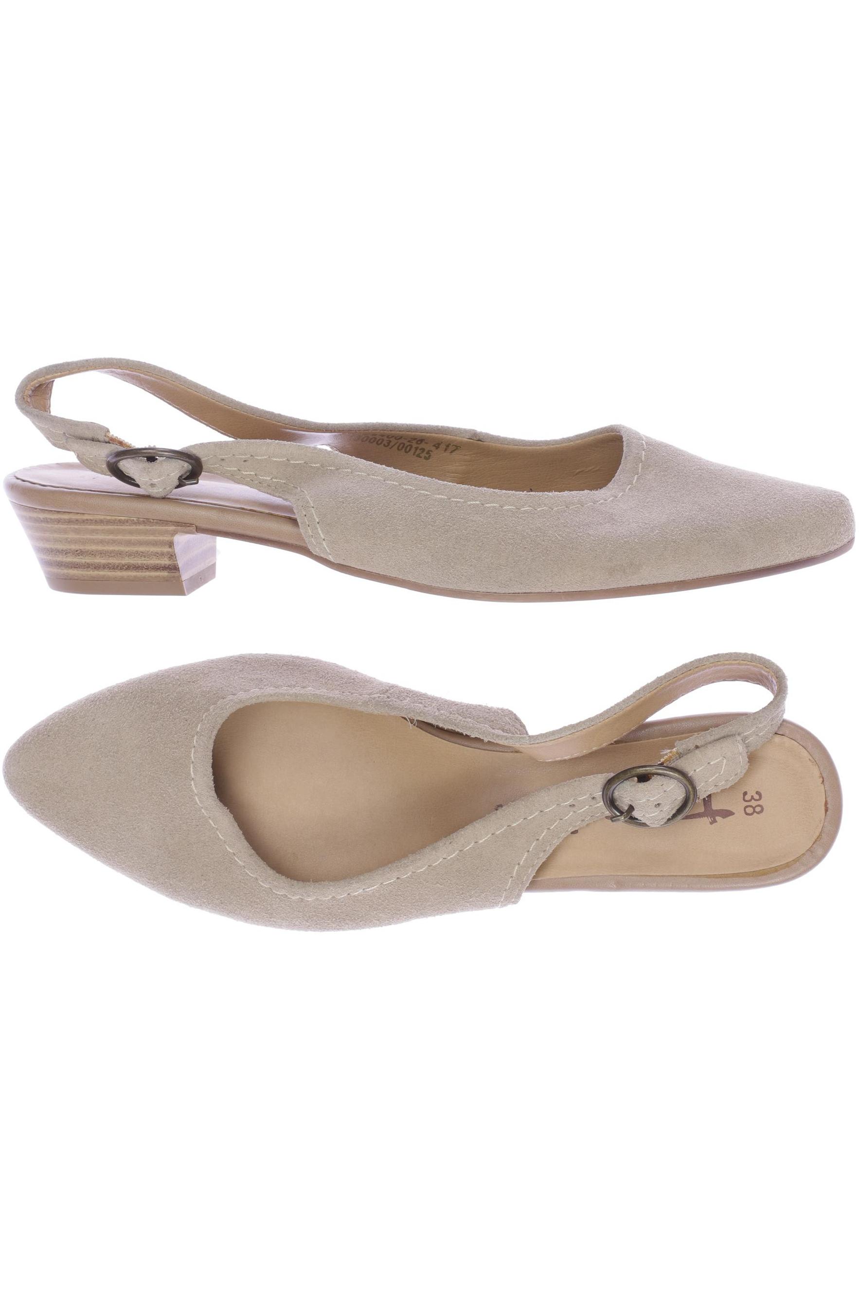 

Tamaris Damen Sandale, beige, Gr. 38
