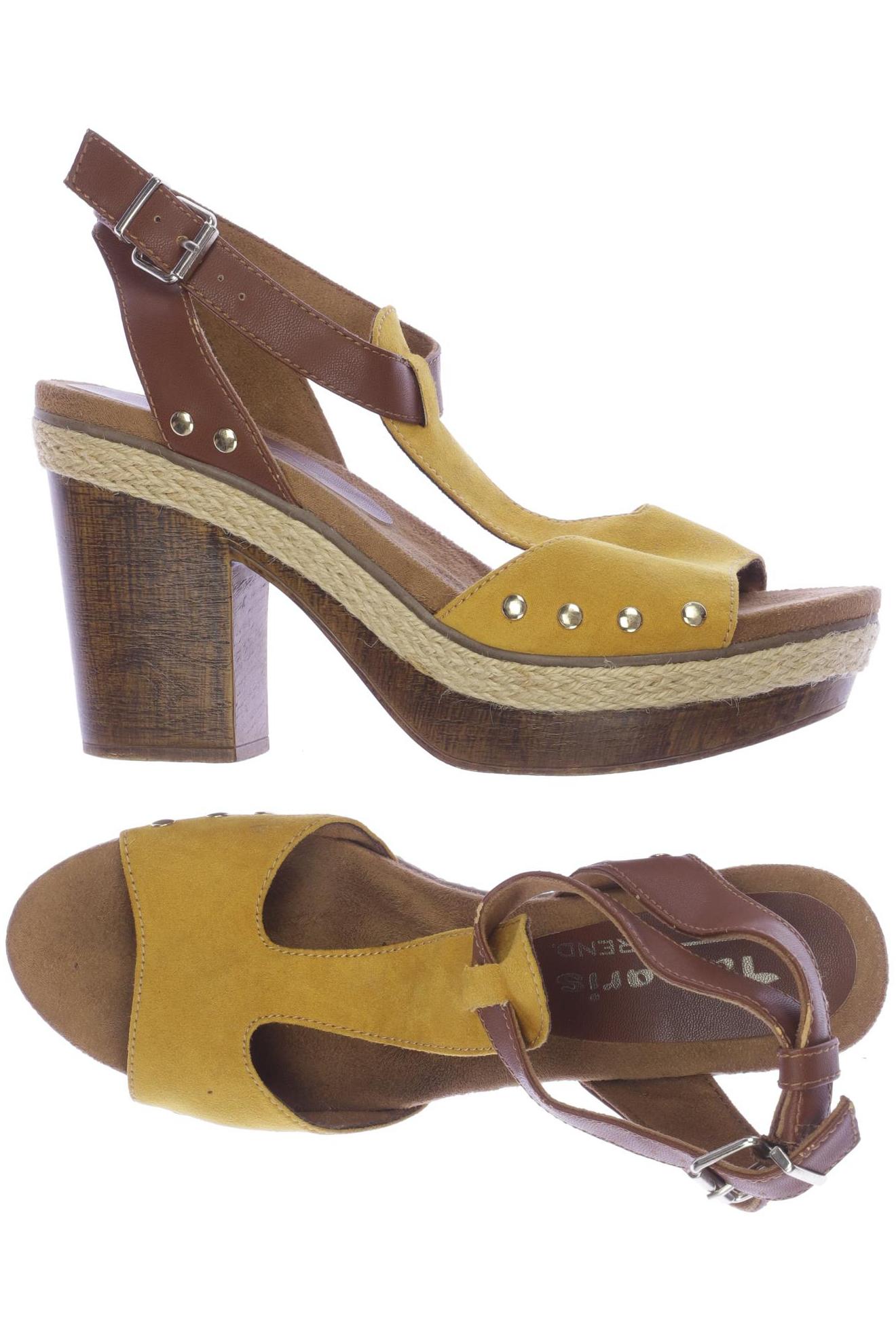 

Tamaris Damen Sandale, orange, Gr. 39