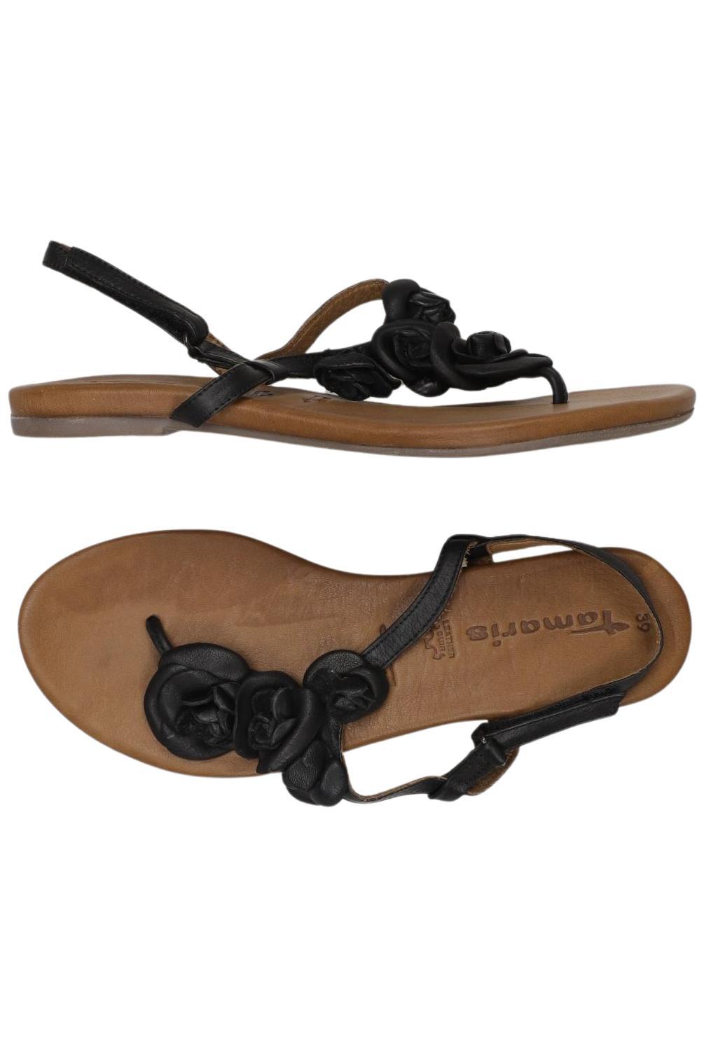 

Tamaris Damen Sandale, schwarz, Gr. 39