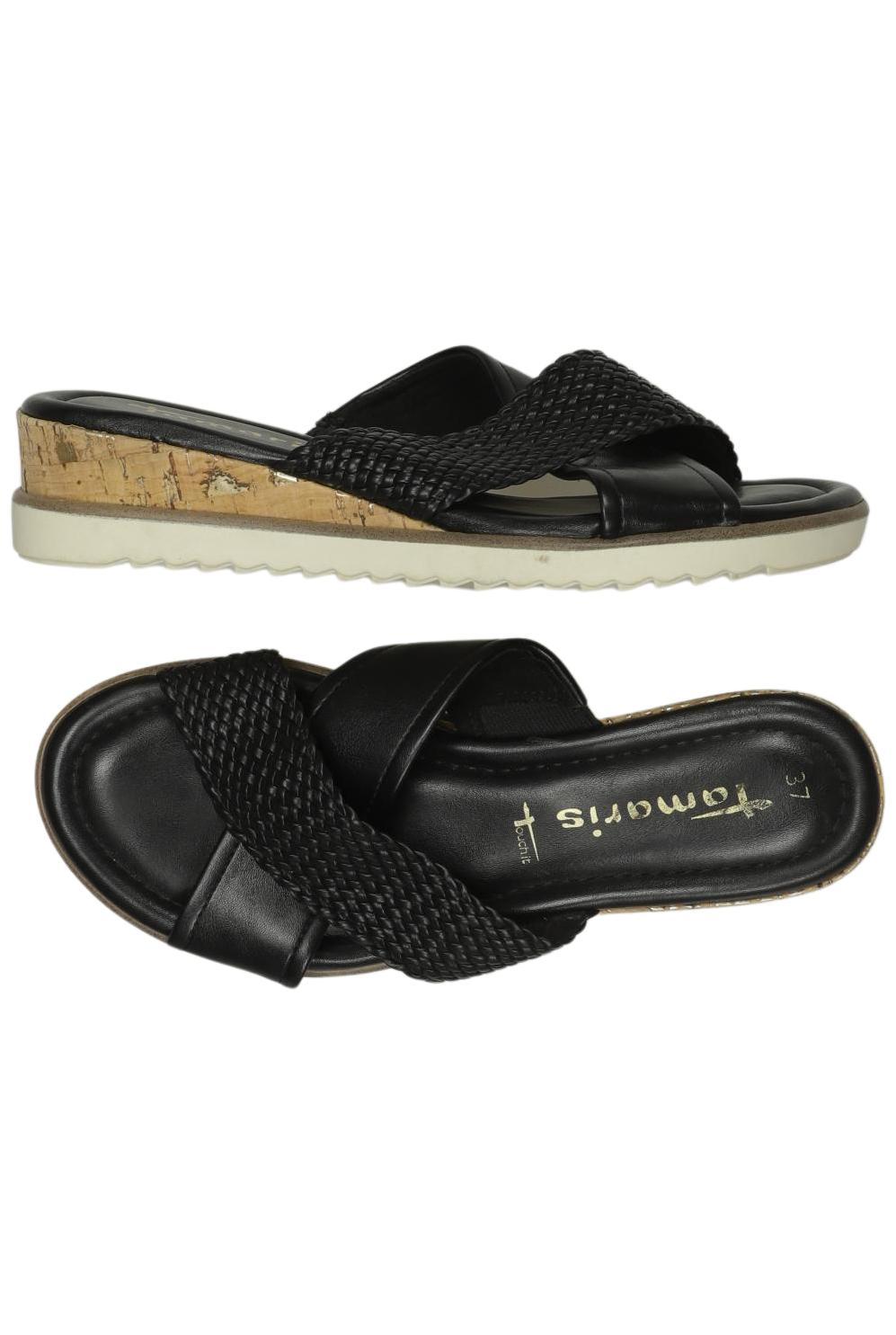 

Tamaris Damen Sandale, schwarz, Gr. 37