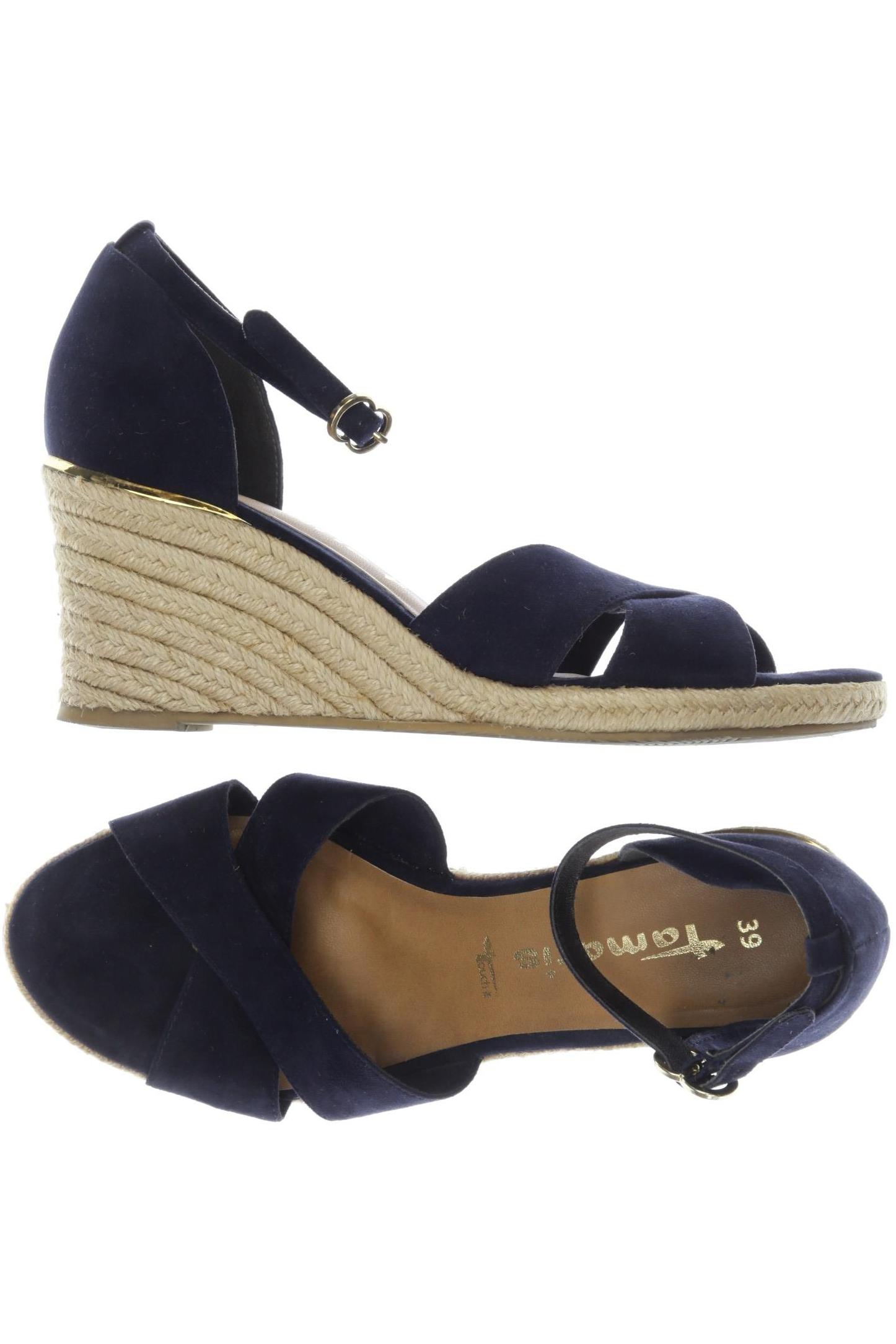 

Tamaris Damen Sandale, marineblau, Gr. 39