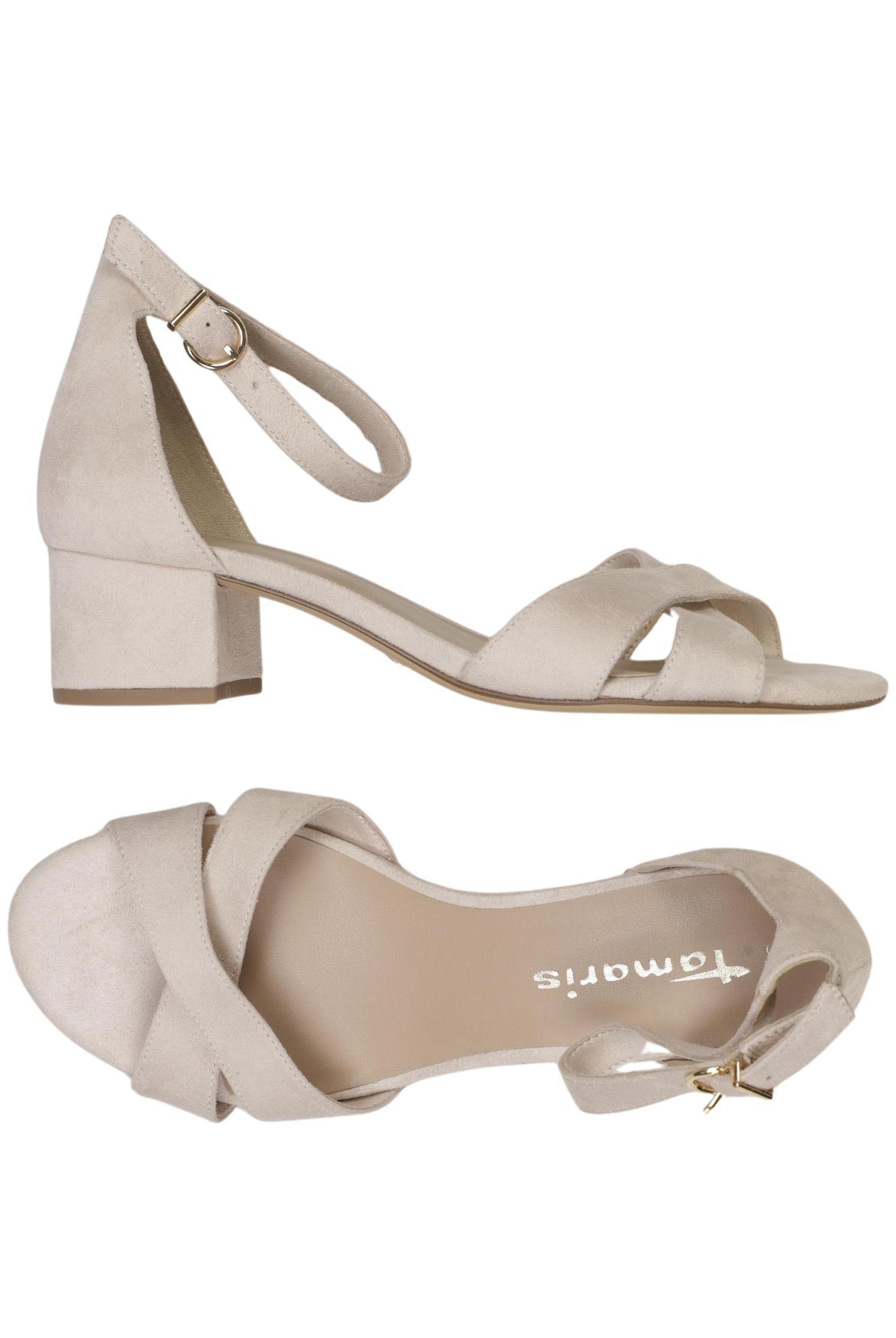 

Tamaris Damen Sandale, beige, Gr. 38