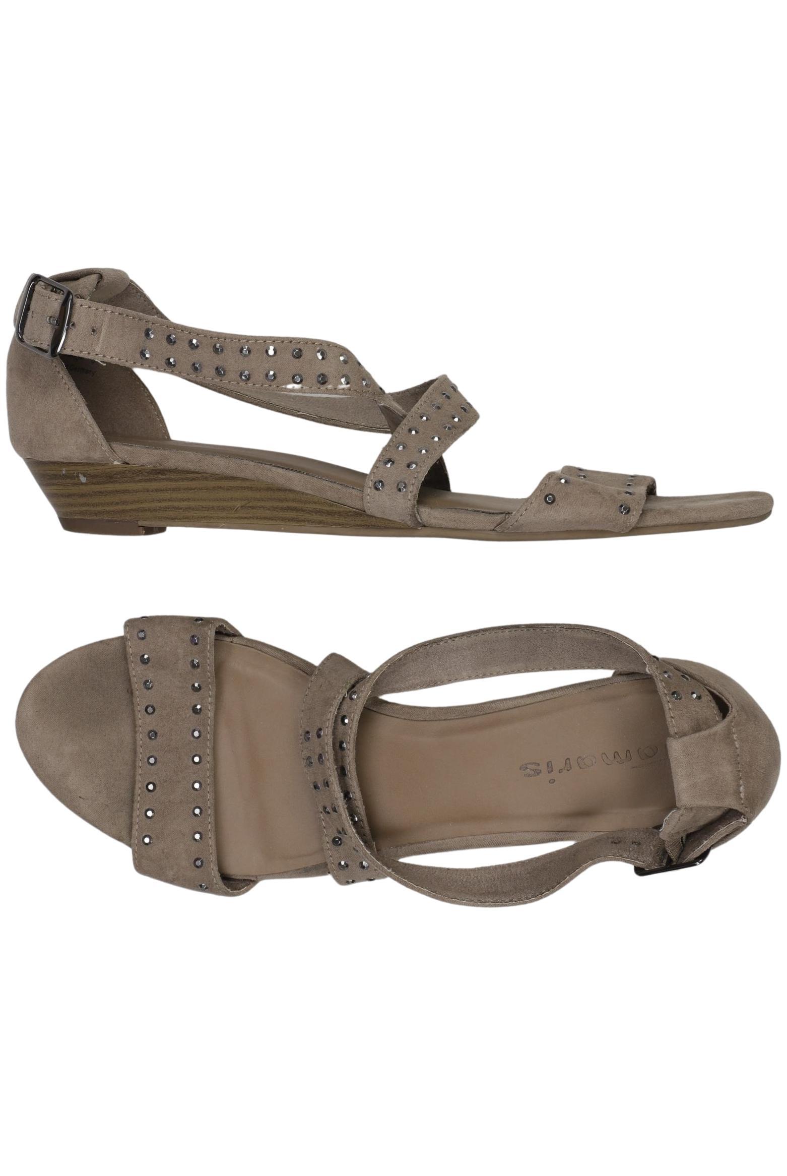 

Tamaris Damen Sandale, beige, Gr. 41